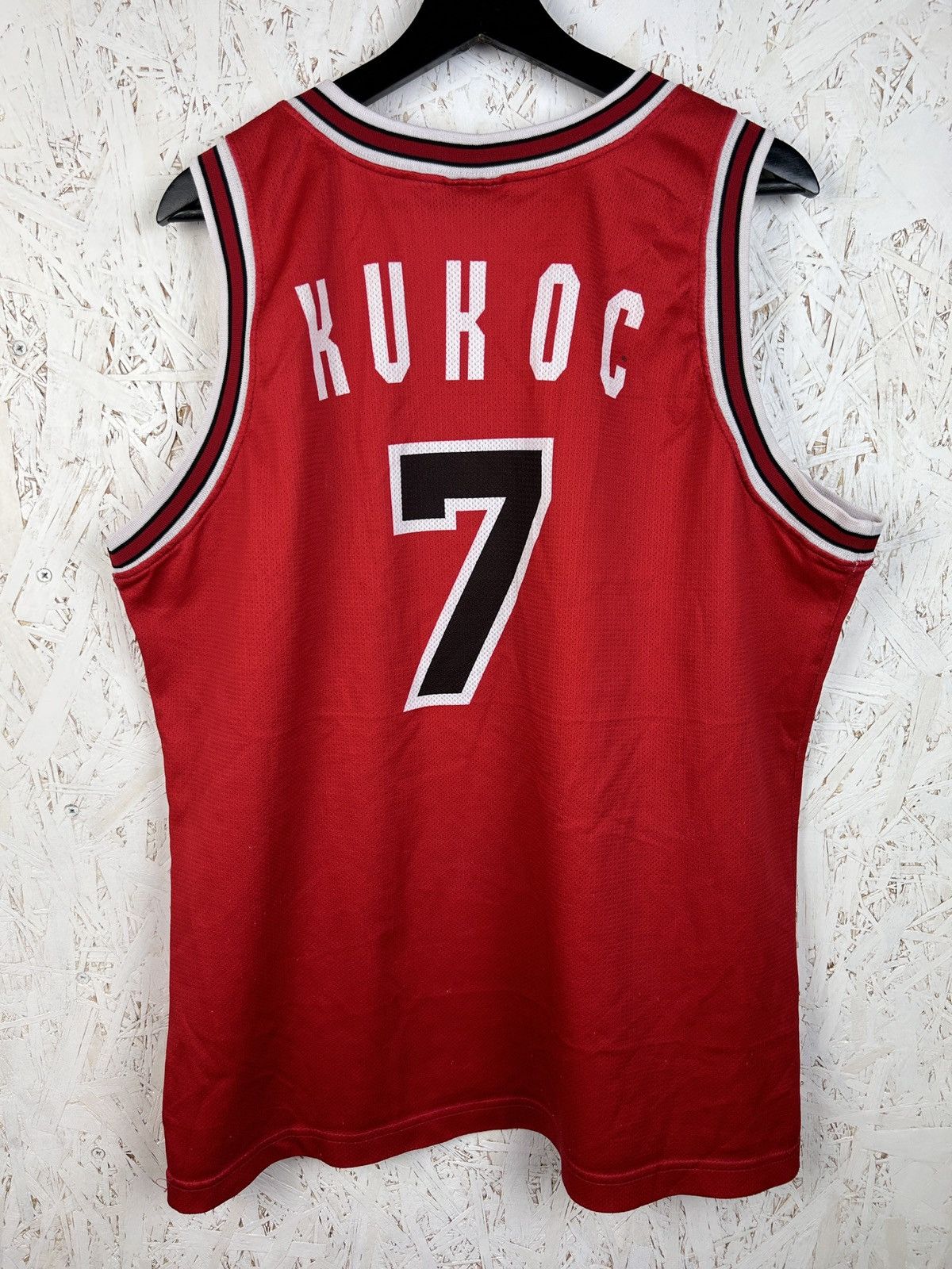 Champion 90s Vintage Champion Chicago Bulls #7 Kukoc Toni NBA Jersey Size US XL / EU 56 / 4 - 5 Thumbnail
