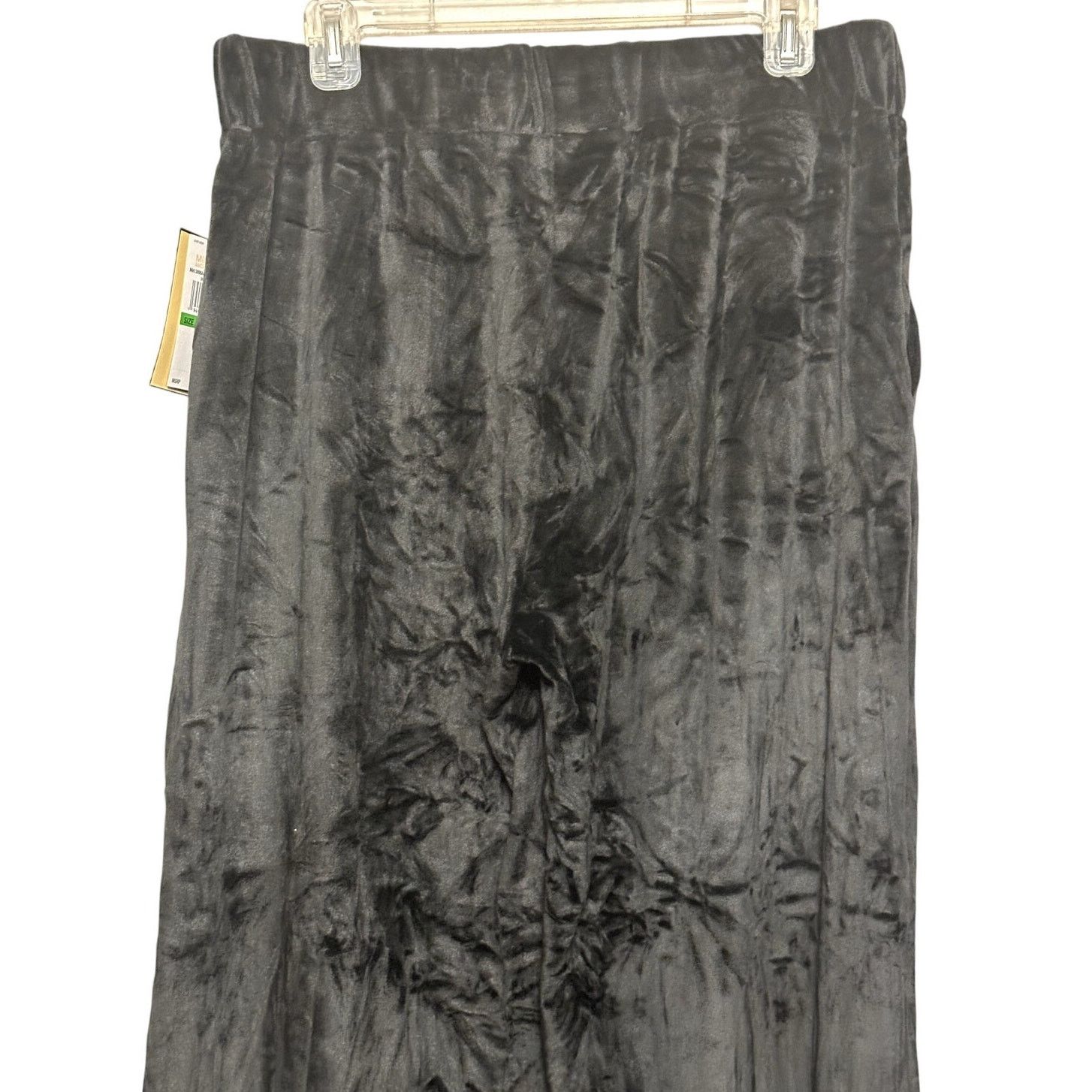 Michael Kors Michael Kors Pull On Pants Pockets Velour Black Womens L NWT Size 32" / US 10 / IT 46 - 6 Thumbnail