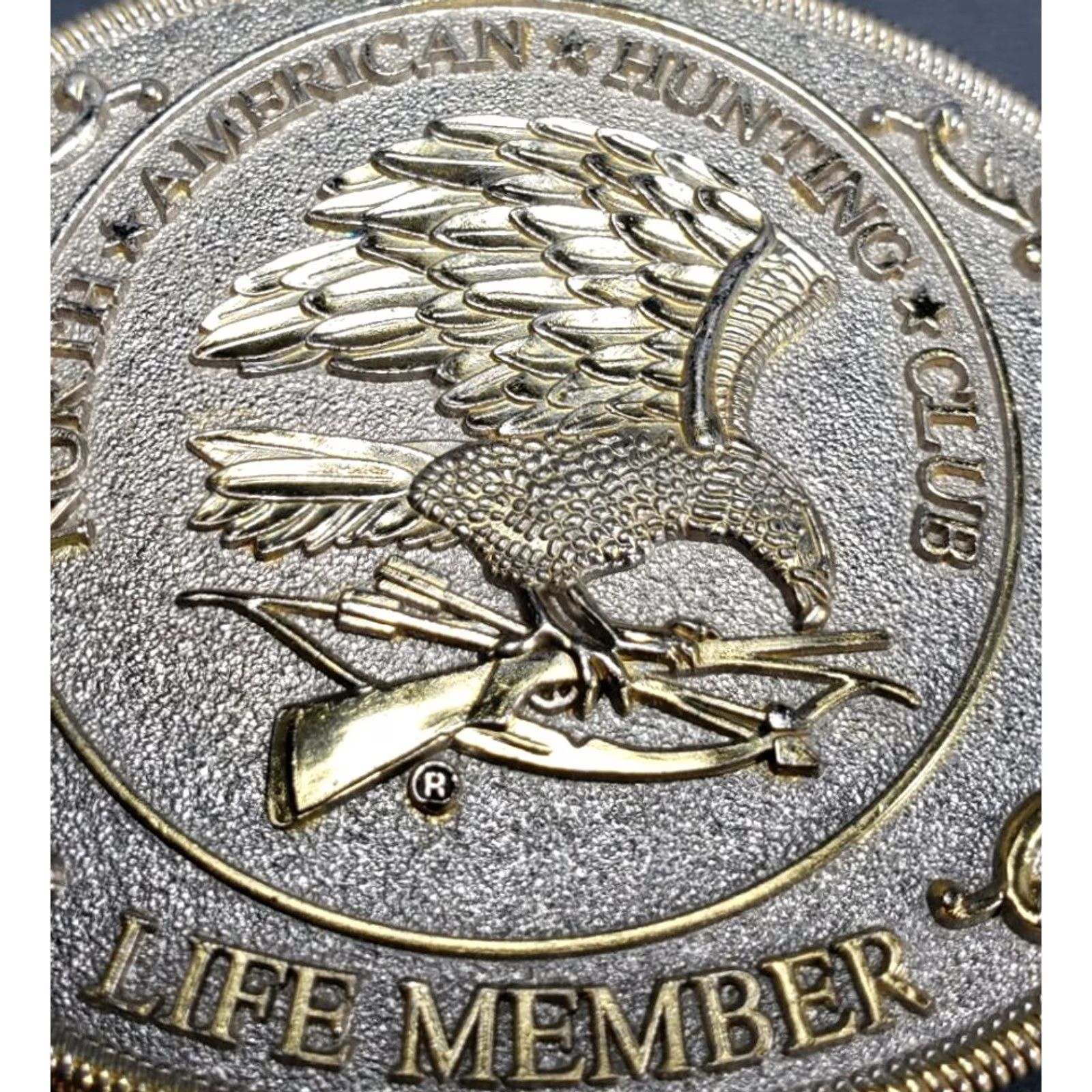 Vintage VINTAGE North American Hunting Club Belt Buckle Eagle Shirt Unbranded Silver 1990s Cowboy Western Adult Unisex Rockabilly Mens Womens Boys Girls Size ONE SIZE - 6 Thumbnail
