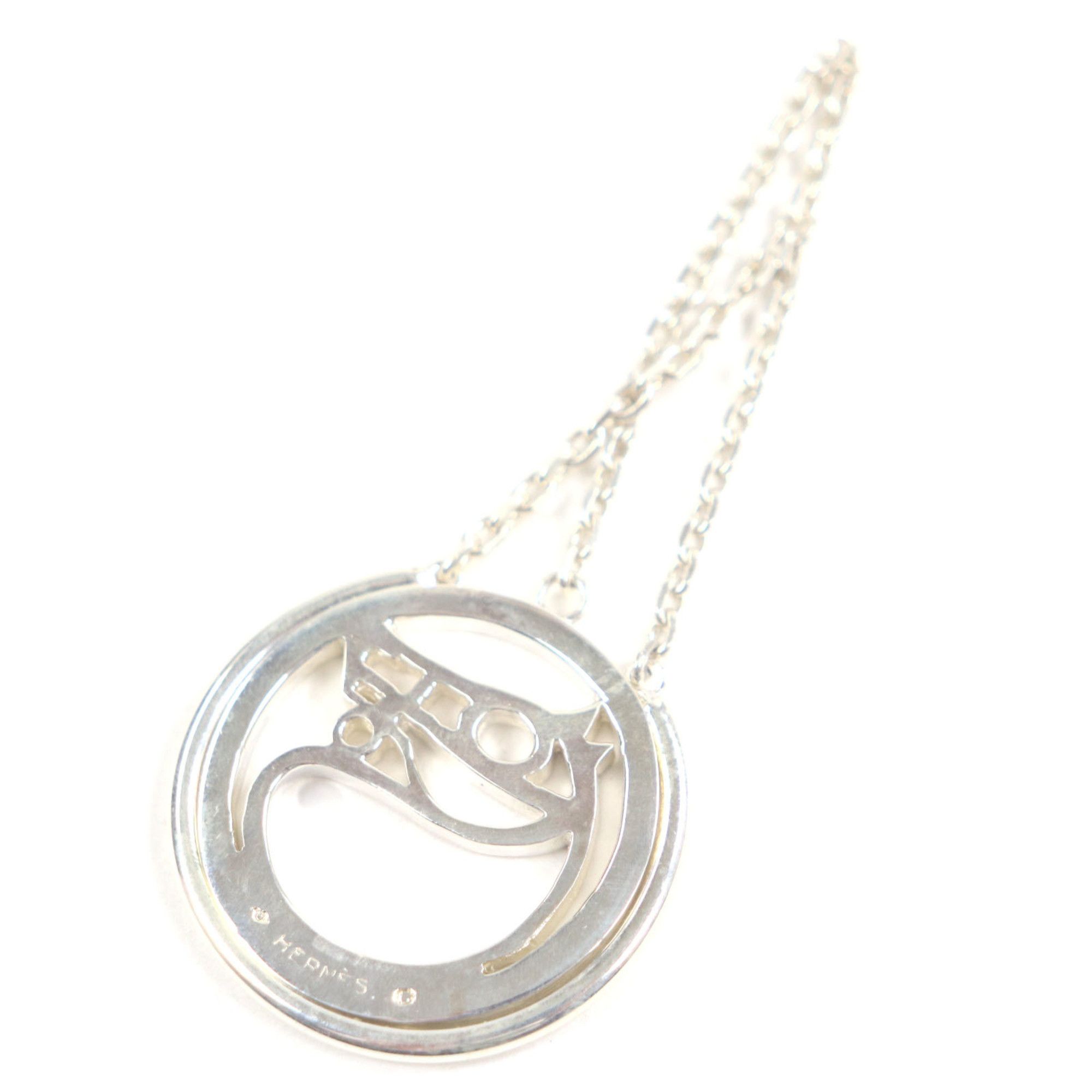 Hermes HERMES Cheval Charm, Metal Horse Motif, Round Keychain/Bag Silver, for Men and Women Size ONE SIZE - 1 Thumbnail