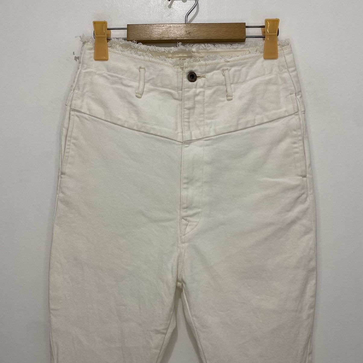 Kapital Kapital White Denim Jeans Size 28" / US 6 / IT 42 - 4 Thumbnail