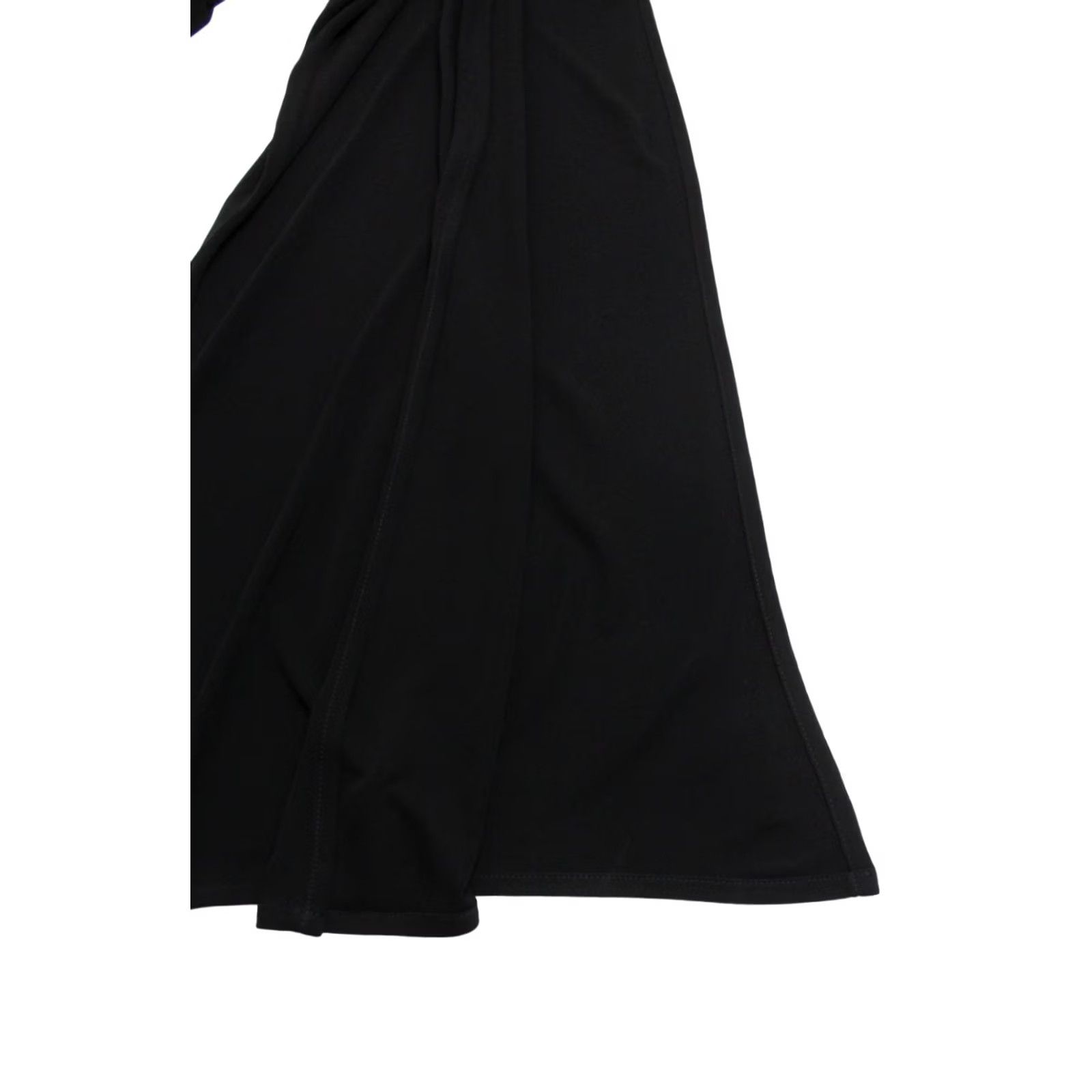 Vintage Tricot Chic Trousers Women's US 12 Wide Leg Stretchy Pull On Belted Black Size 34" / US 12 / IT 48 - 6 Thumbnail
