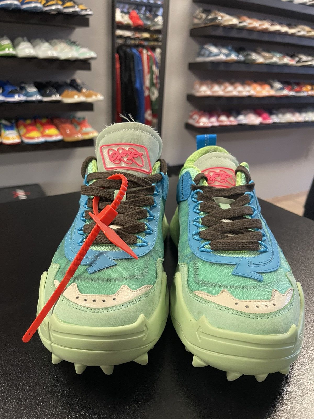 Off-White Size 9/42EU - Off White Odsy 1000 Sneakers Virgil Green Size US 9 / EU 42 - 2 Thumbnail