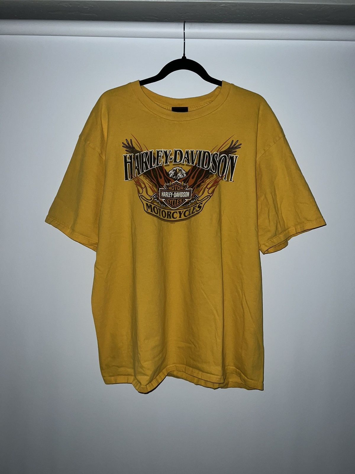 Harley Davidson × Vintage Vintage Harley Davidson Eagle T-Shirt Size US XXL / EU 58 / 5 - 1 Thumbnail