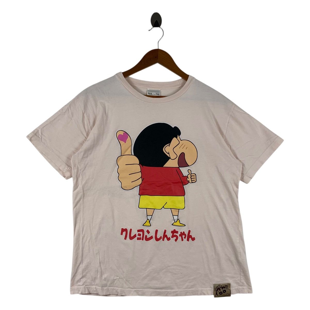 Other Vintage Crayon Shin-chan Anime Pink Graphic Tee Size US XL / EU 56 / 4 - 1 Thumbnail