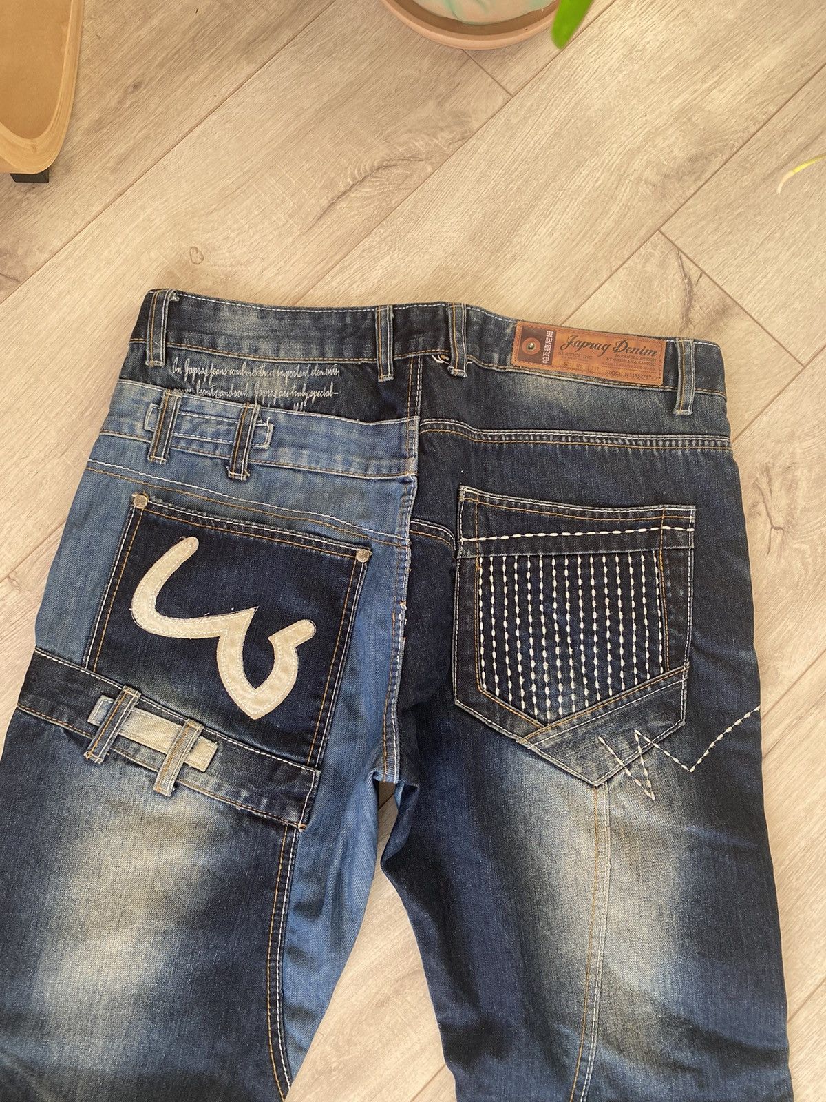 Japanese Brand Vintage Japrag Japanese Avant Garde Jeans Denim Rare Faded Size US 36 / EU 52 - 8 Thumbnail