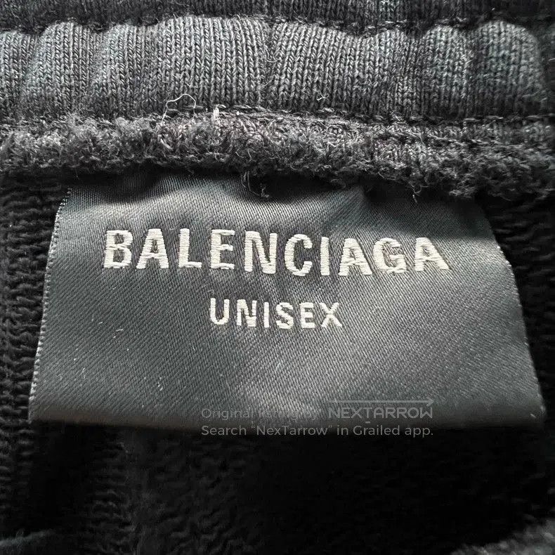 Balenciaga Balenciaga Distressed Logo Print Pants. Size US 26 / EU 42 - 5 Thumbnail