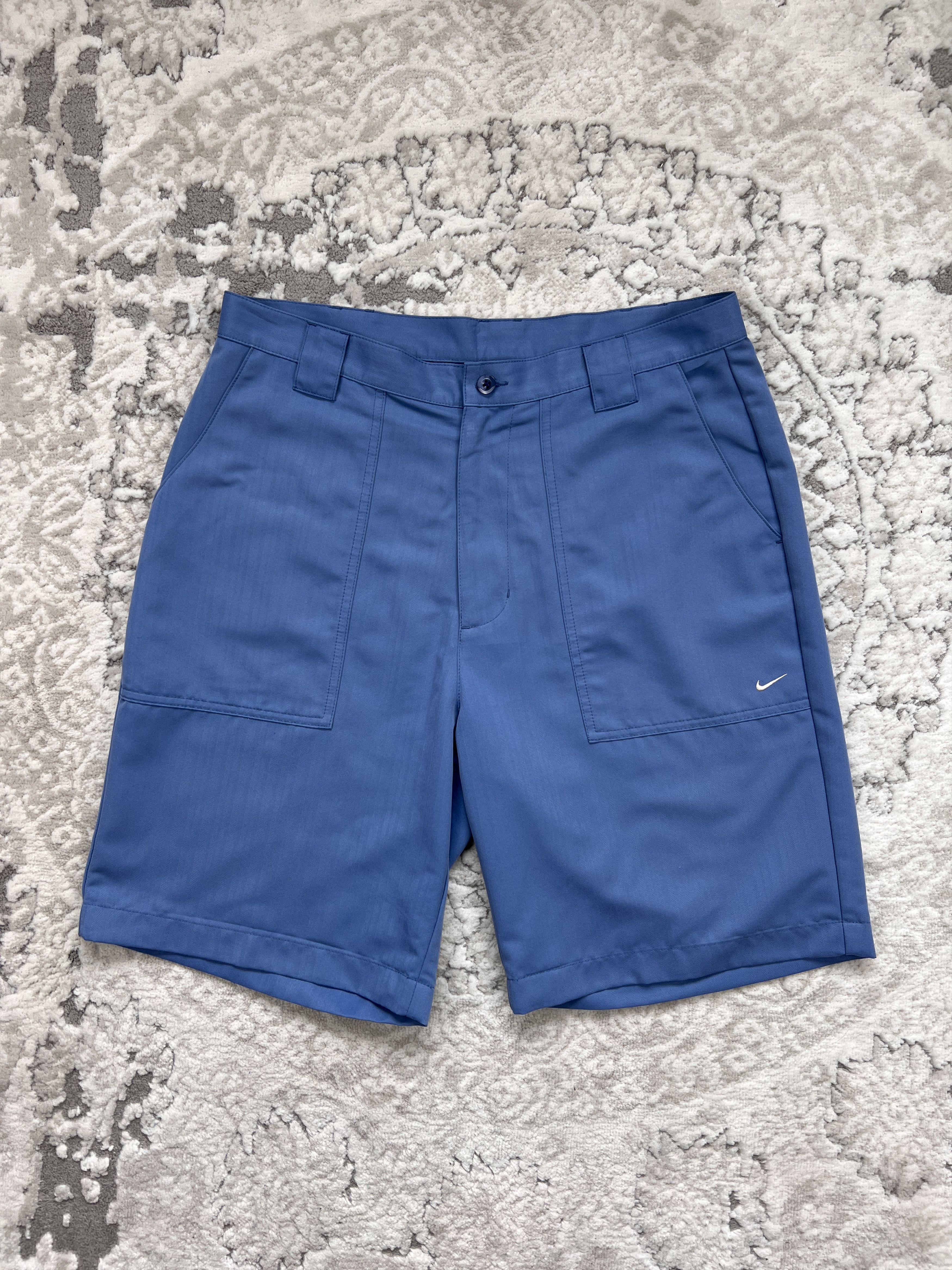 Nike Nike Golf Shorts Blue M(34) Casual Sportswear Size US 34 / EU 50 - 1 Thumbnail