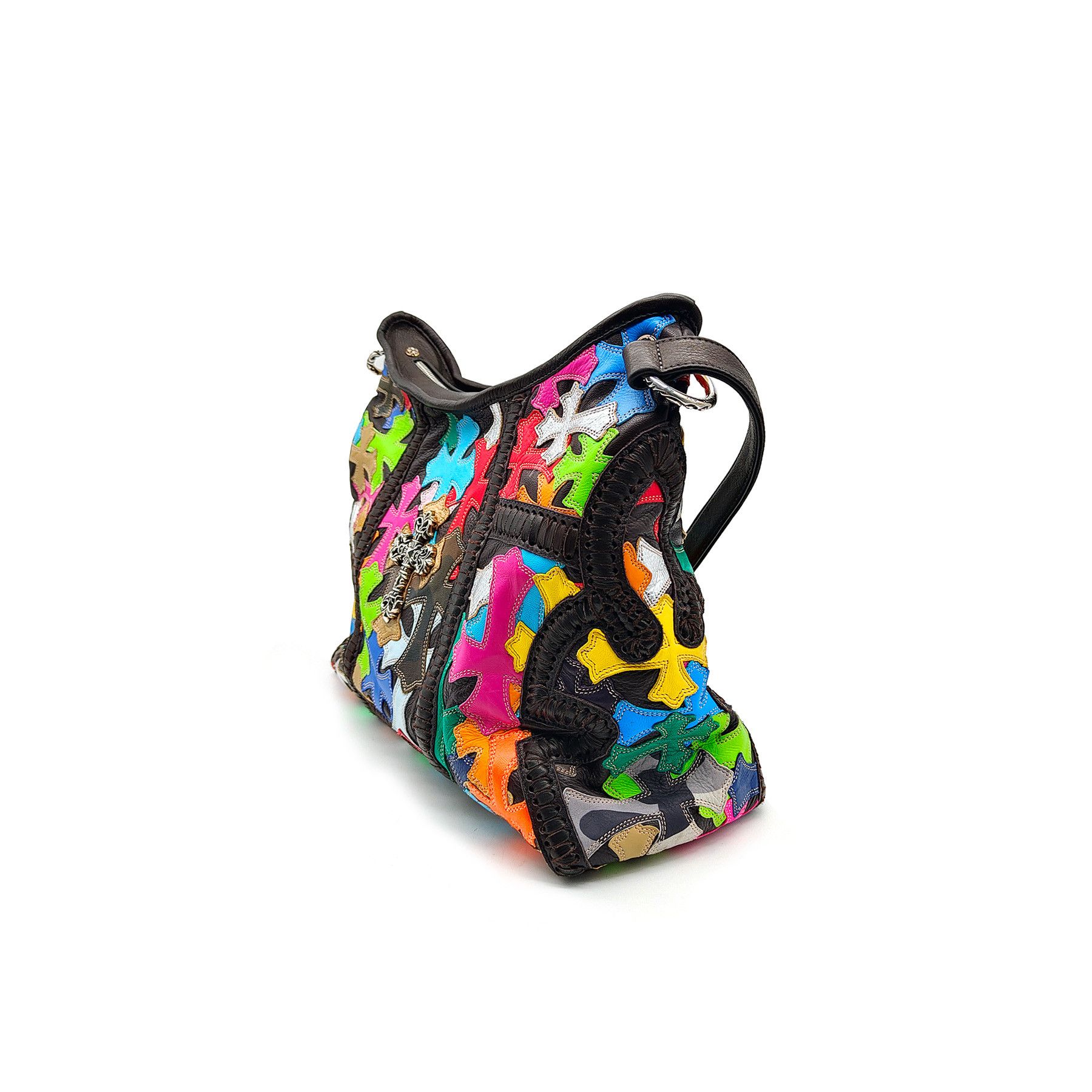 Chrome Hearts Chrome Hearts Silver Filigree Multicolor Patch Lyon Bag Size ONE SIZE - 3 Thumbnail