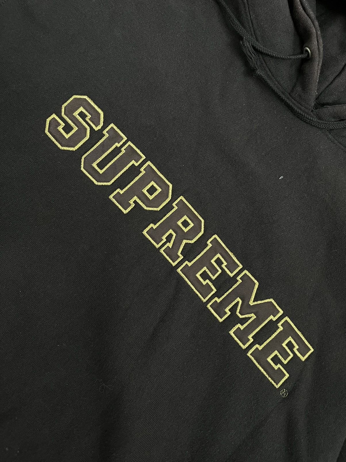 Supreme × Vintage Supreme Spell Out Hoodie Early 2000s Brown Size US XL / EU 56 / 4 - 4 Thumbnail