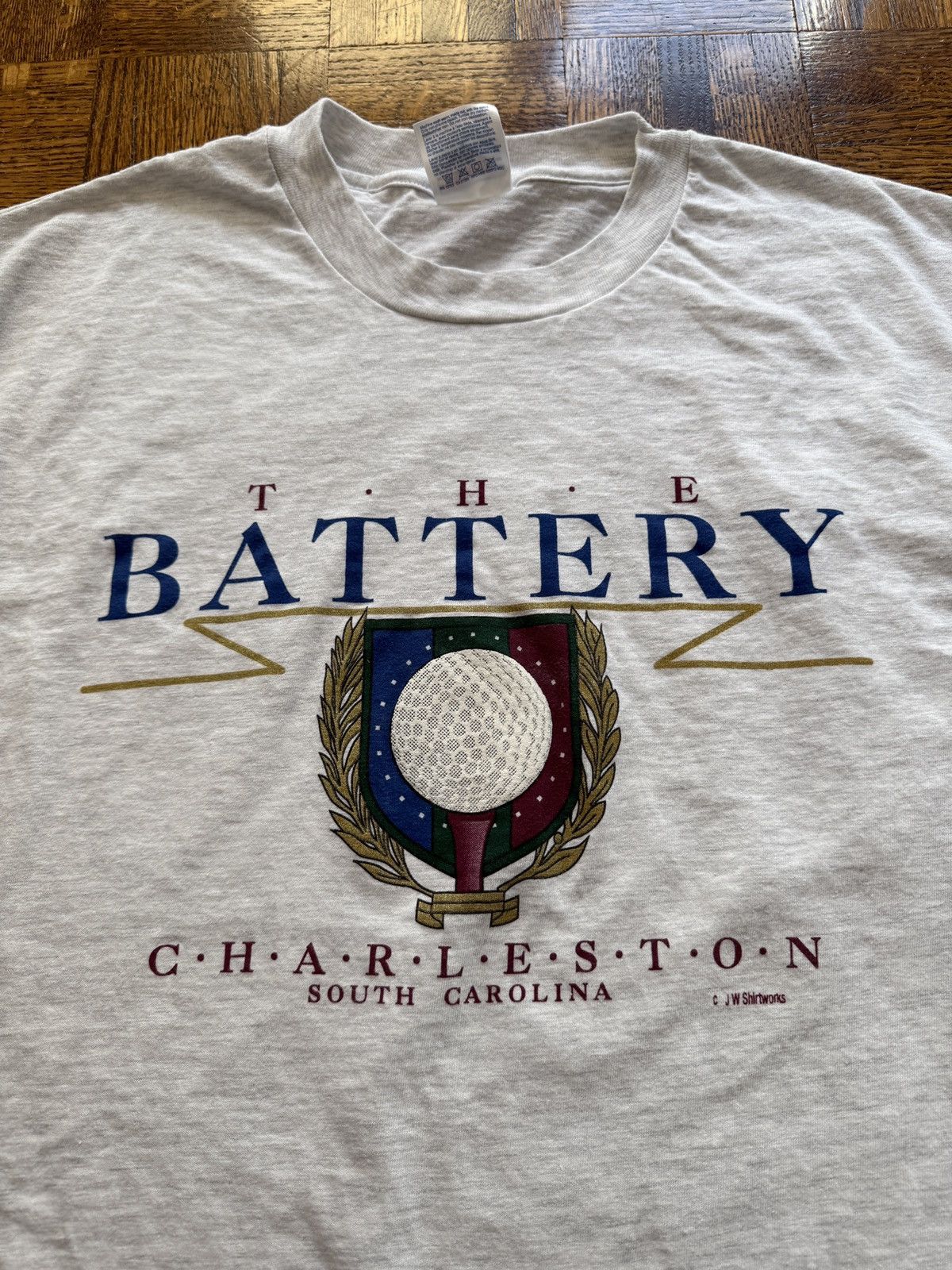Vintage Vintage 90s The Battery South Carolina Graphic Tee Size US L / EU 52-54 / 3 - 2 Thumbnail