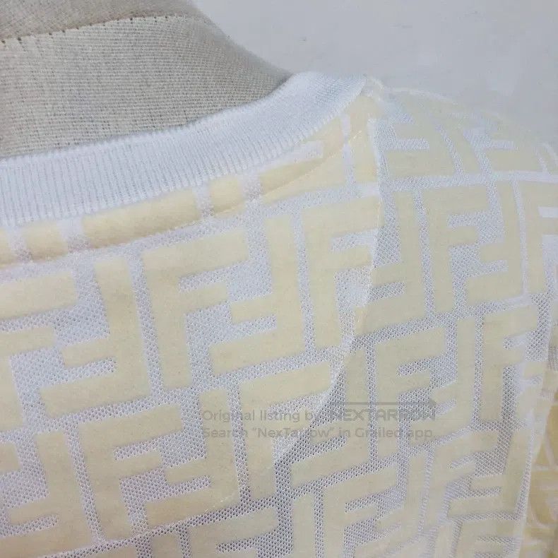 Fendi Fendi Flock Printed FF Short Sleeve Size US M / EU 48-50 / 2 - 6 Thumbnail