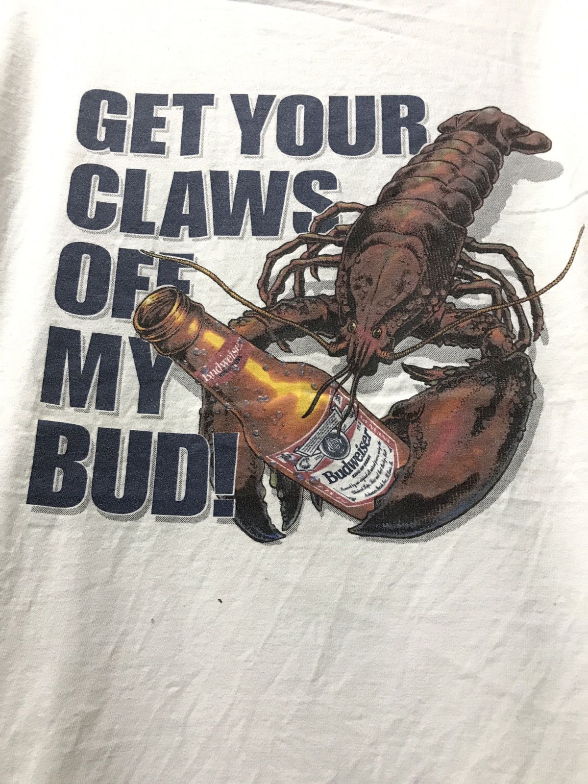 Budweiser × Japanese Brand × Vintage VTG 90s Budweiser Beer 1999 Lobster Hostage Villain T-Shirt Size US L / EU 52-54 / 3 - 3 Thumbnail