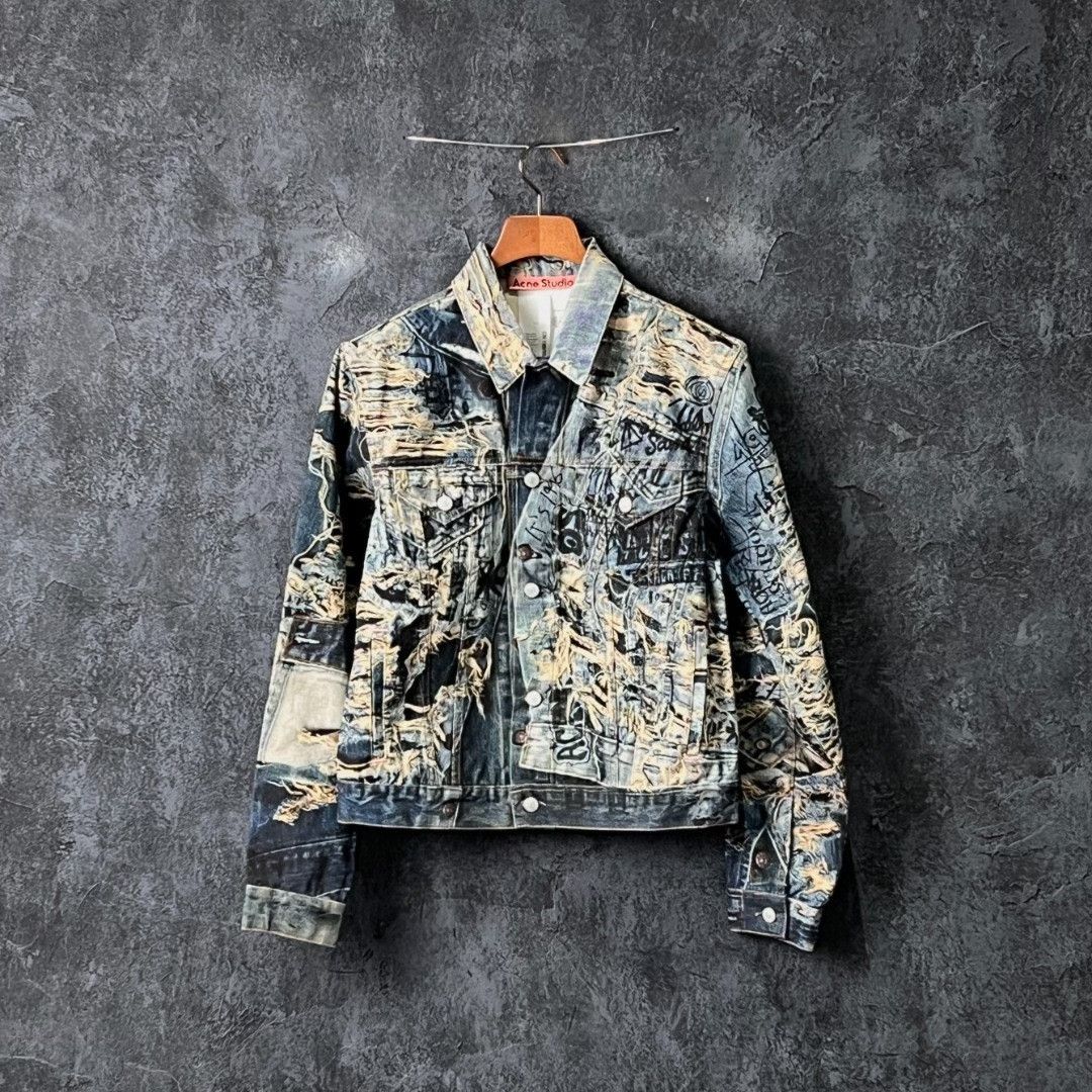 Acne Studios Acne Studios Denim Cotton Light Jacket s Men Size US S / EU 44-46 / 1 - 1 Thumbnail