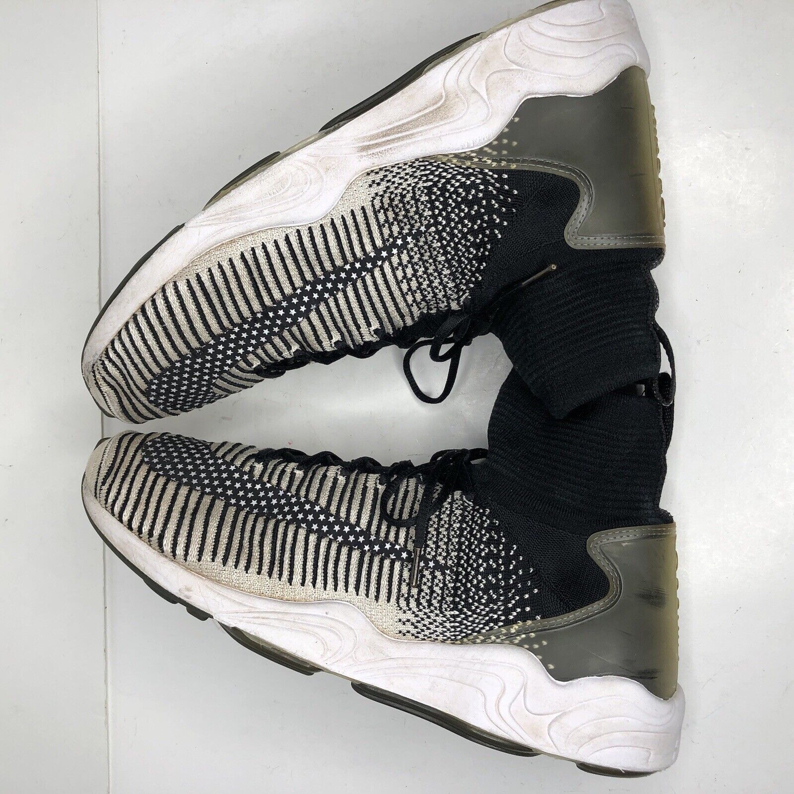Nike NIKE Zoom Mercurial Mens Size 10.5 Flyknit FC Black White Size US 10.5 / EU 43-44 - 7 Thumbnail