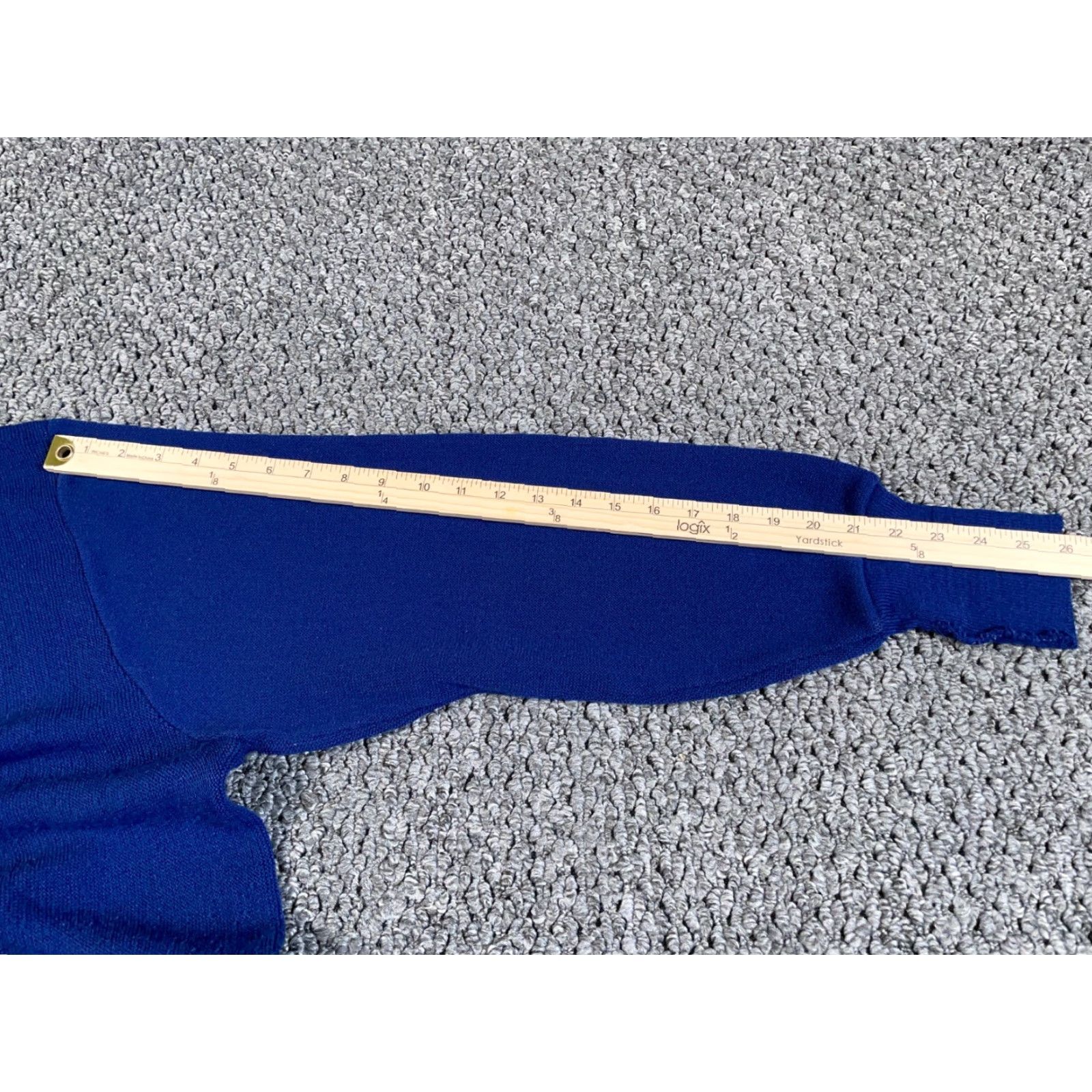Izod VTG 80s IZOD V-Neck Sweater Adult XL Blue Lightweight Knit USA Made Preppy Size US XL / EU 56 / 4 - 7 Thumbnail