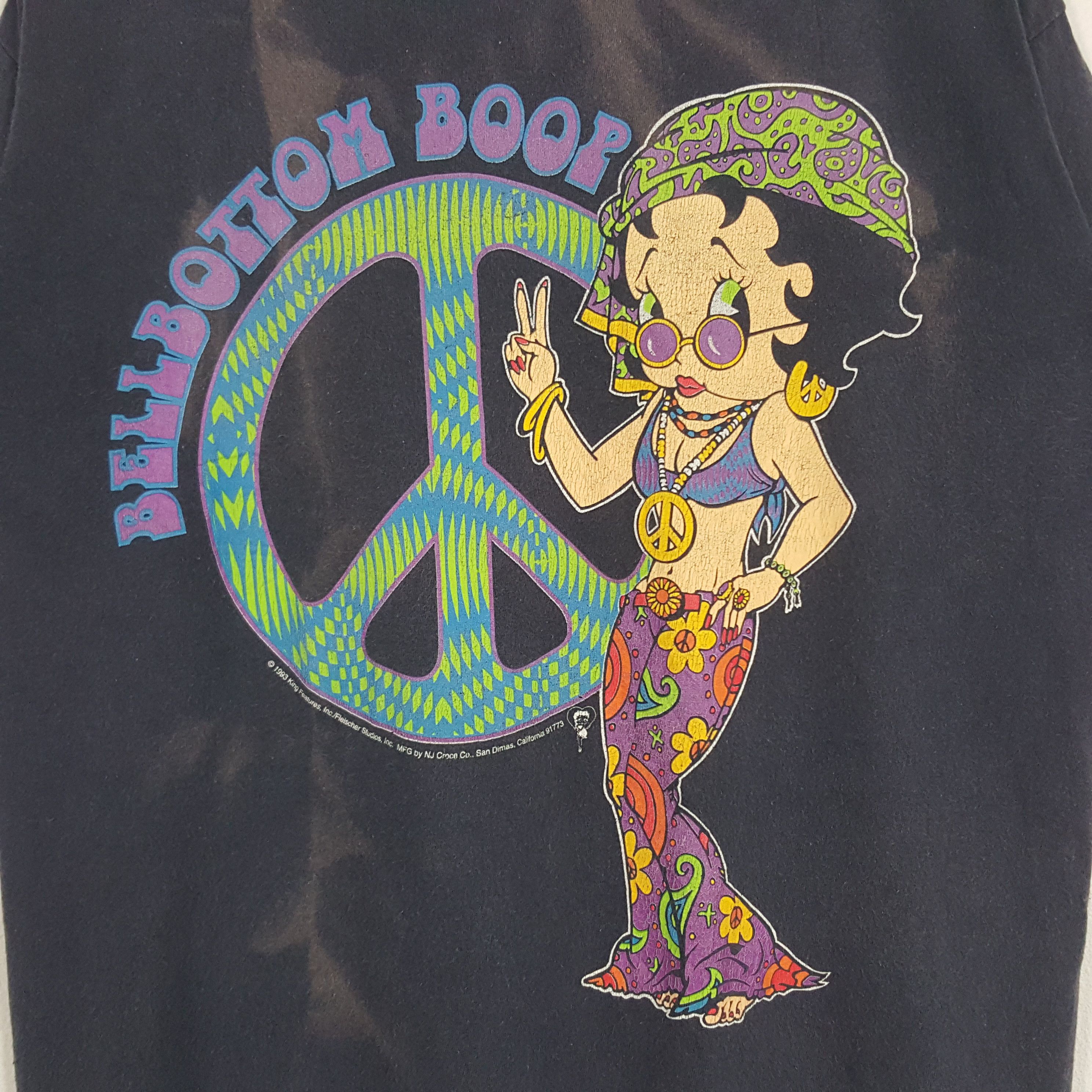 Cartoon Network × Vintage Vintage 90's Betty Boop Parody Bellbottom Boop Tshirt Size US L / EU 52-54 / 3 - 2 Thumbnail