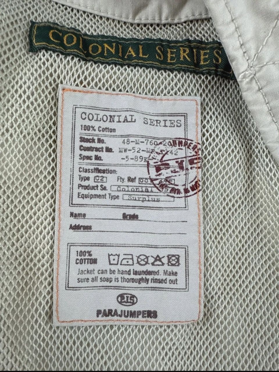 Parajumpers Parajumpers Colonial Series MilitaryJacket Rare ArchivePiece Size US XL / EU 56 / 4 - 9 Thumbnail