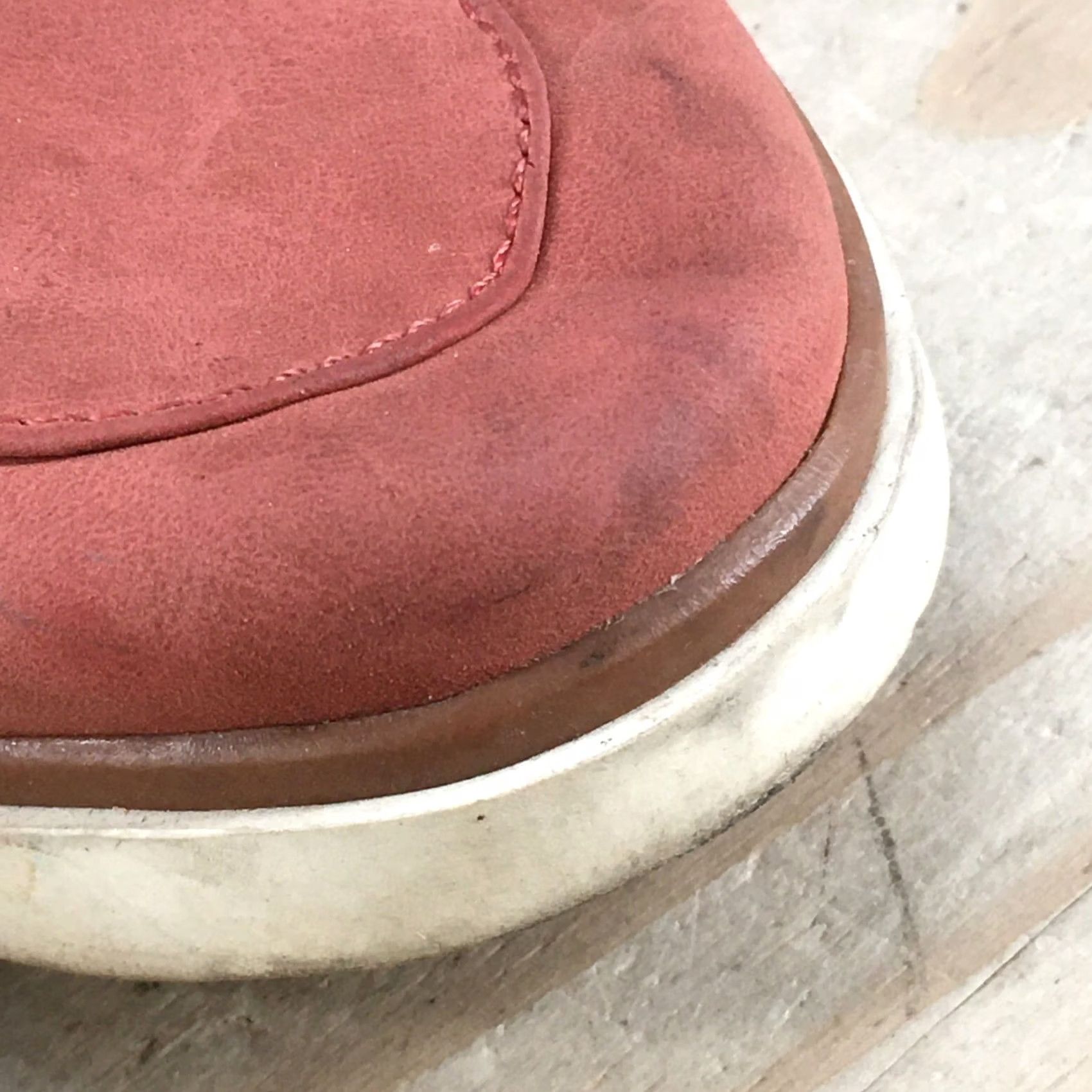 Naturalizer Naturalizer Annie Loafer Flats Womens 9M Red Slip On Moc Toe Faux Leather Casual Shoes Size US 9 / IT 39 - 4 Thumbnail