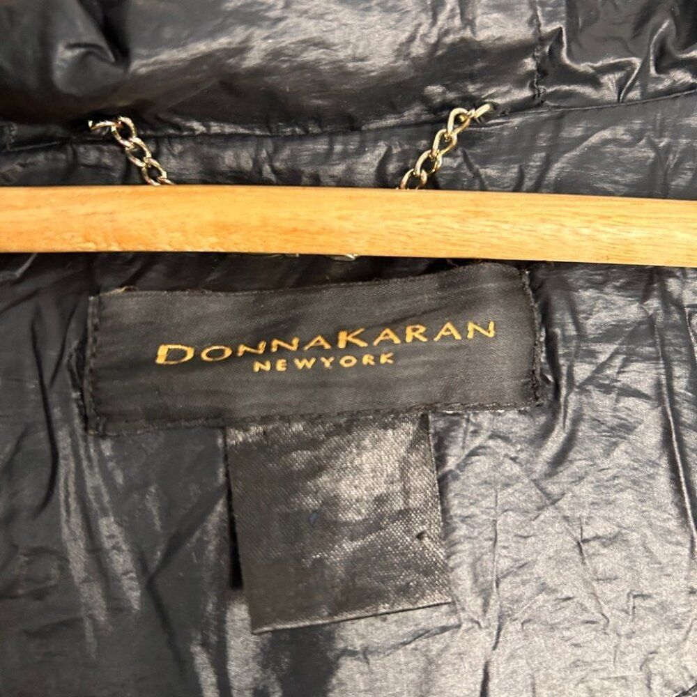 Donna Karan Donna Karan Black Down Puffer with Large Collar/Hood Neckli Size M / US 6-8 / IT 42-44 - 9 Thumbnail