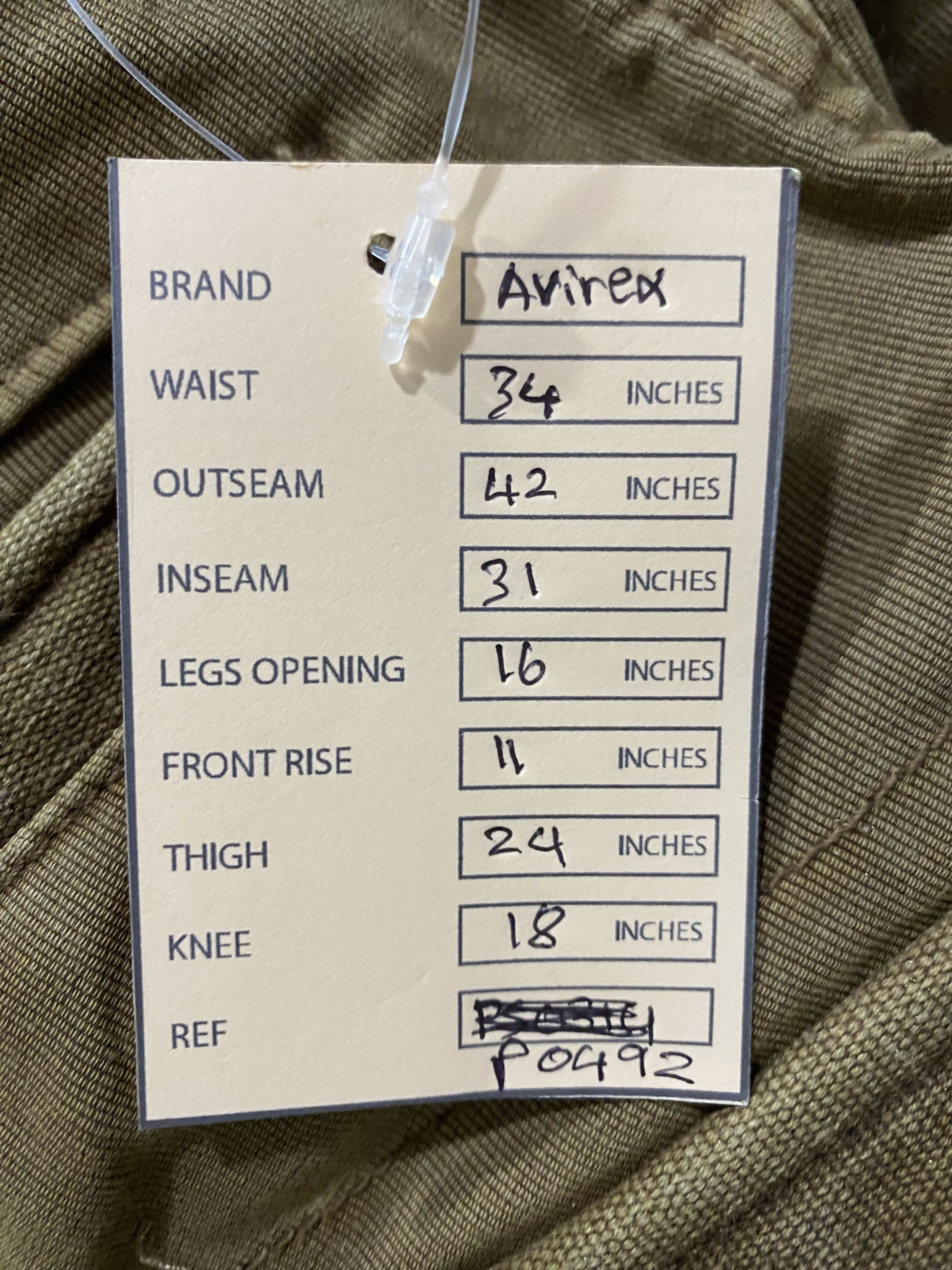 Avirex Vintage Avirex Cargo Pants P0492 Size US 34 / EU 50 - 18 Thumbnail