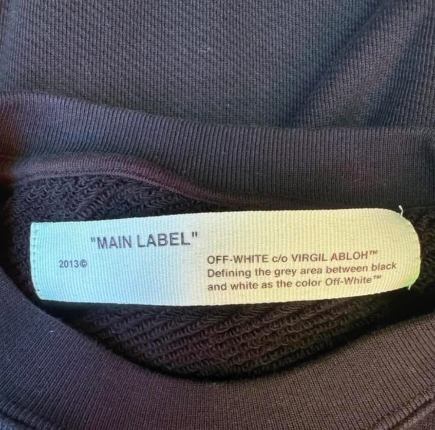 Off-White Off-white impressionism orientation Black crewneck Size US M / EU 48-50 / 2 - 4 Thumbnail