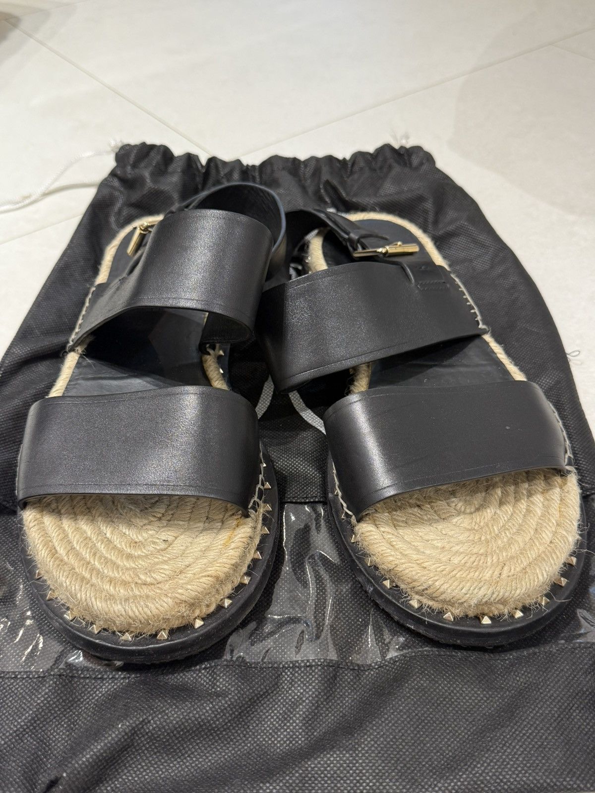 Valentino Valentino Garavani Rockstud Espadrille Sandal Size US 8 / EU 41 - 2 Thumbnail