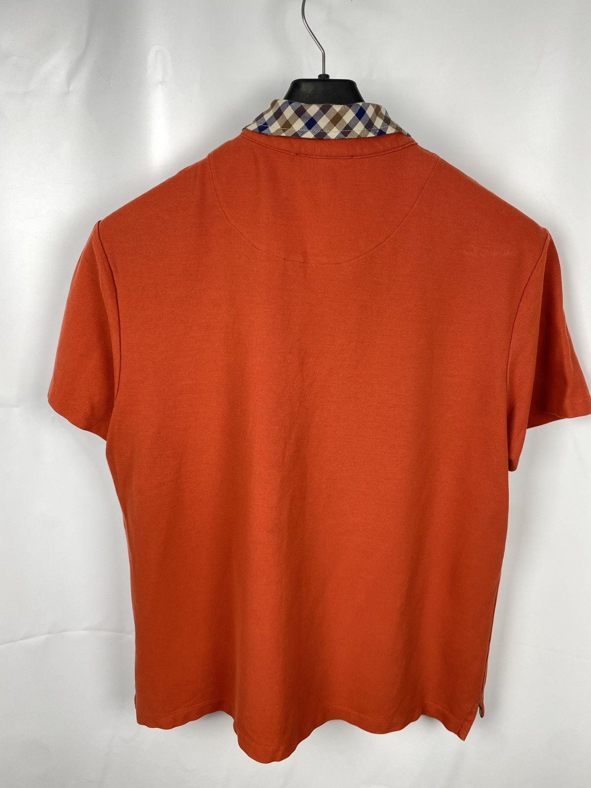 Aquascutum Aquascutum Collared Polo Tee Check Color Cotton size L Size US L / EU 52-54 / 3 - 8 Thumbnail
