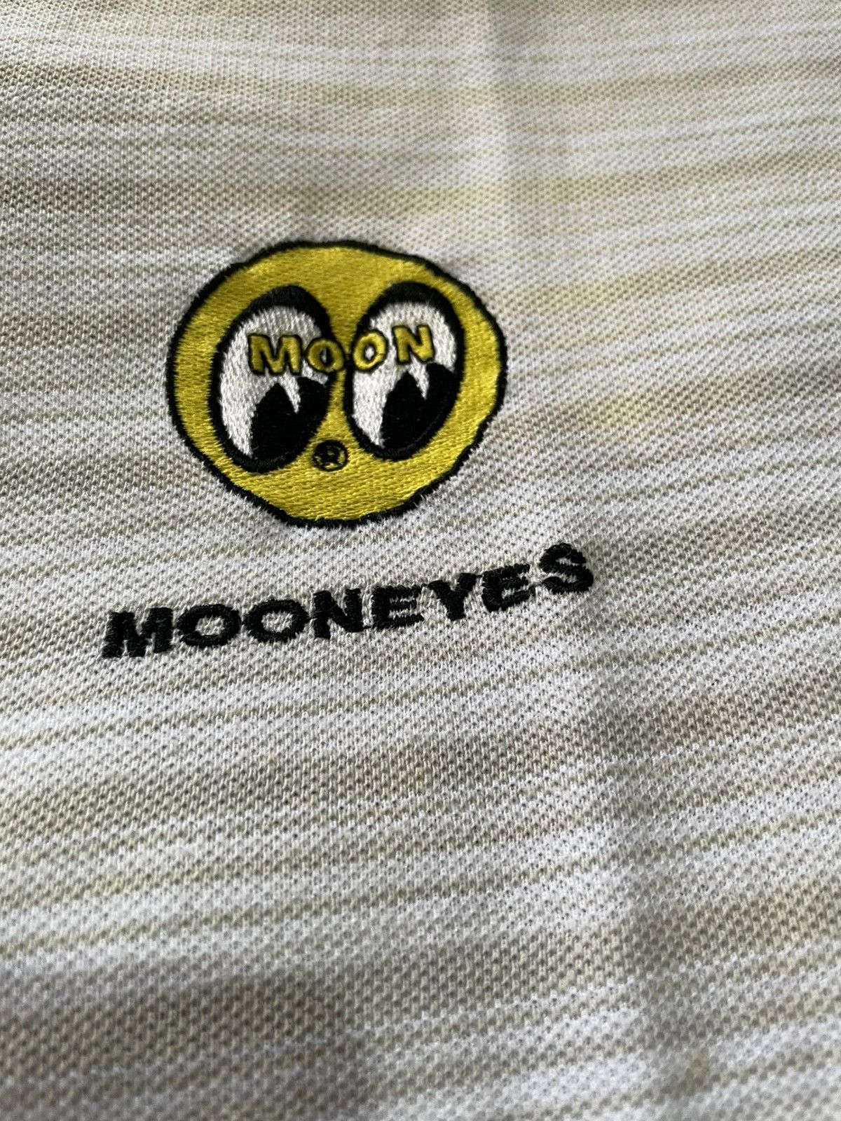 Vintage Vintage 90’s Mooneyes Embroidery Logo Stripe Boxy Belton (L) Size US L / EU 52-54 / 3 - 5 Thumbnail
