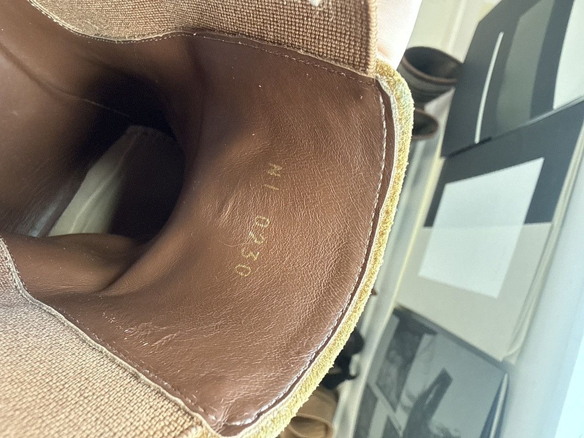 Celine Celine Studded Camargue Boot in Light Brown Suede / Silver Size US 8.5 / EU 41-42 - 8 Thumbnail