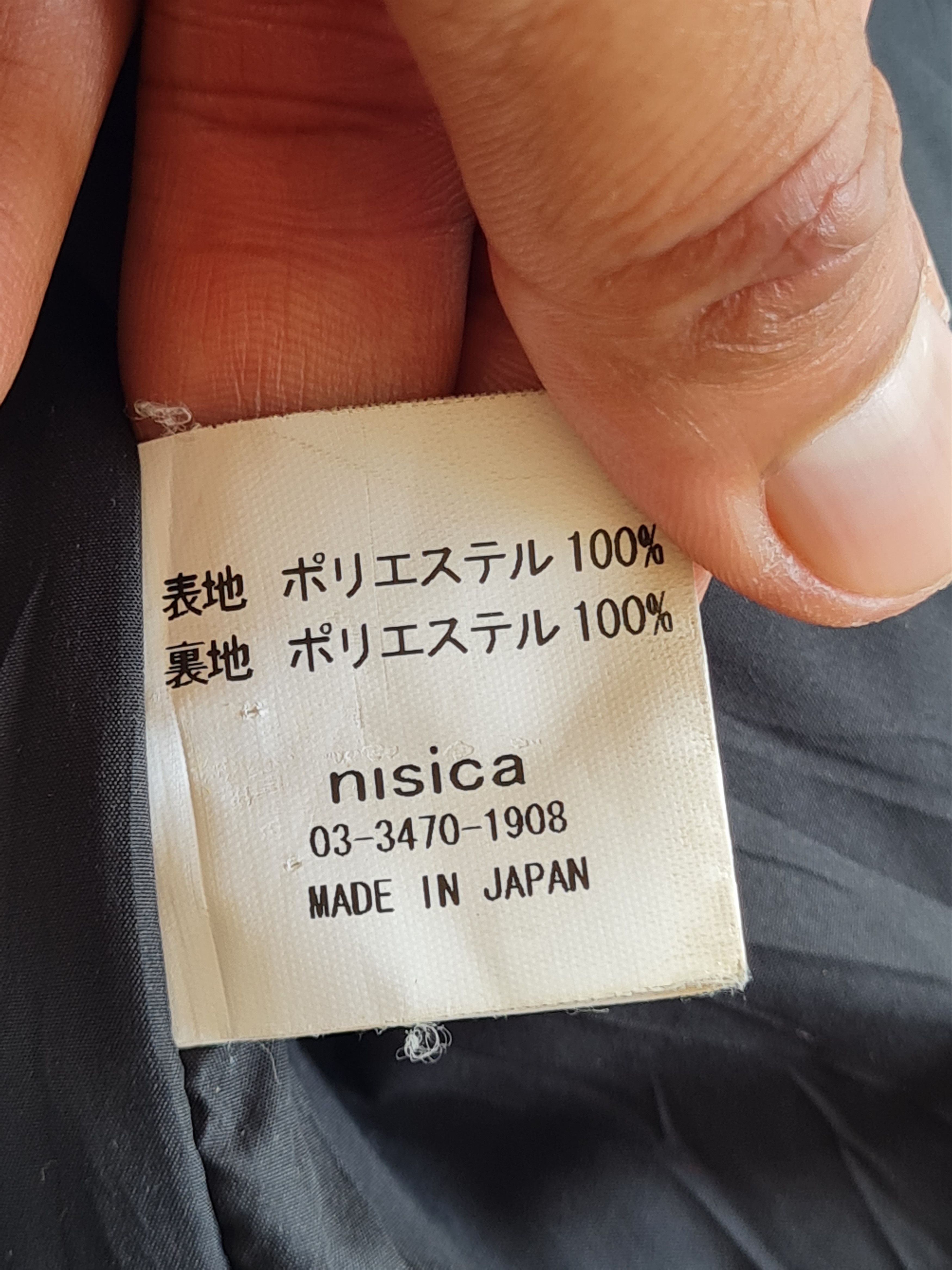 Japanese Brand × Vintage Nisica Light Jacket Black Size US M / EU 48-50 / 2 - 8 Thumbnail