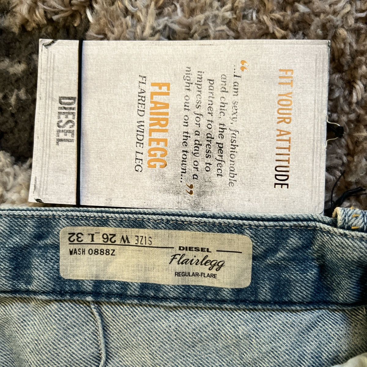 Diesel Vintage Diesel Flare Jeans Size 26" / US 2 / IT 38 - 4 Thumbnail