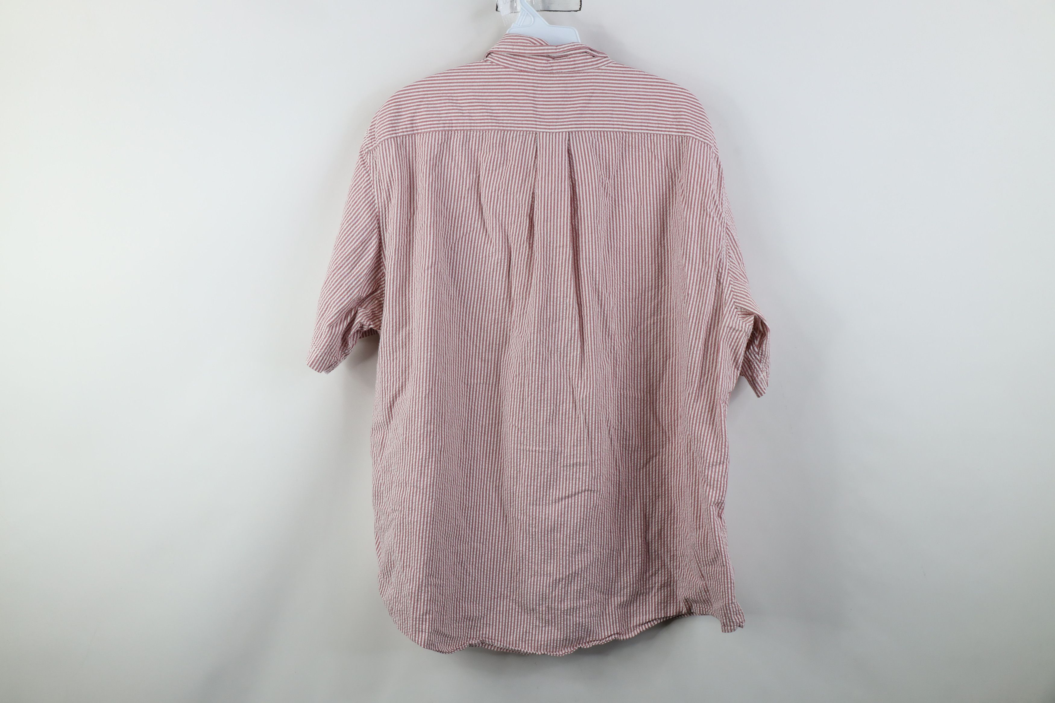 Lands' End Vintage 90s Lands End Short Sleeve Button Down Shirt Size US XL / EU 56 / 4 - 10 Thumbnail