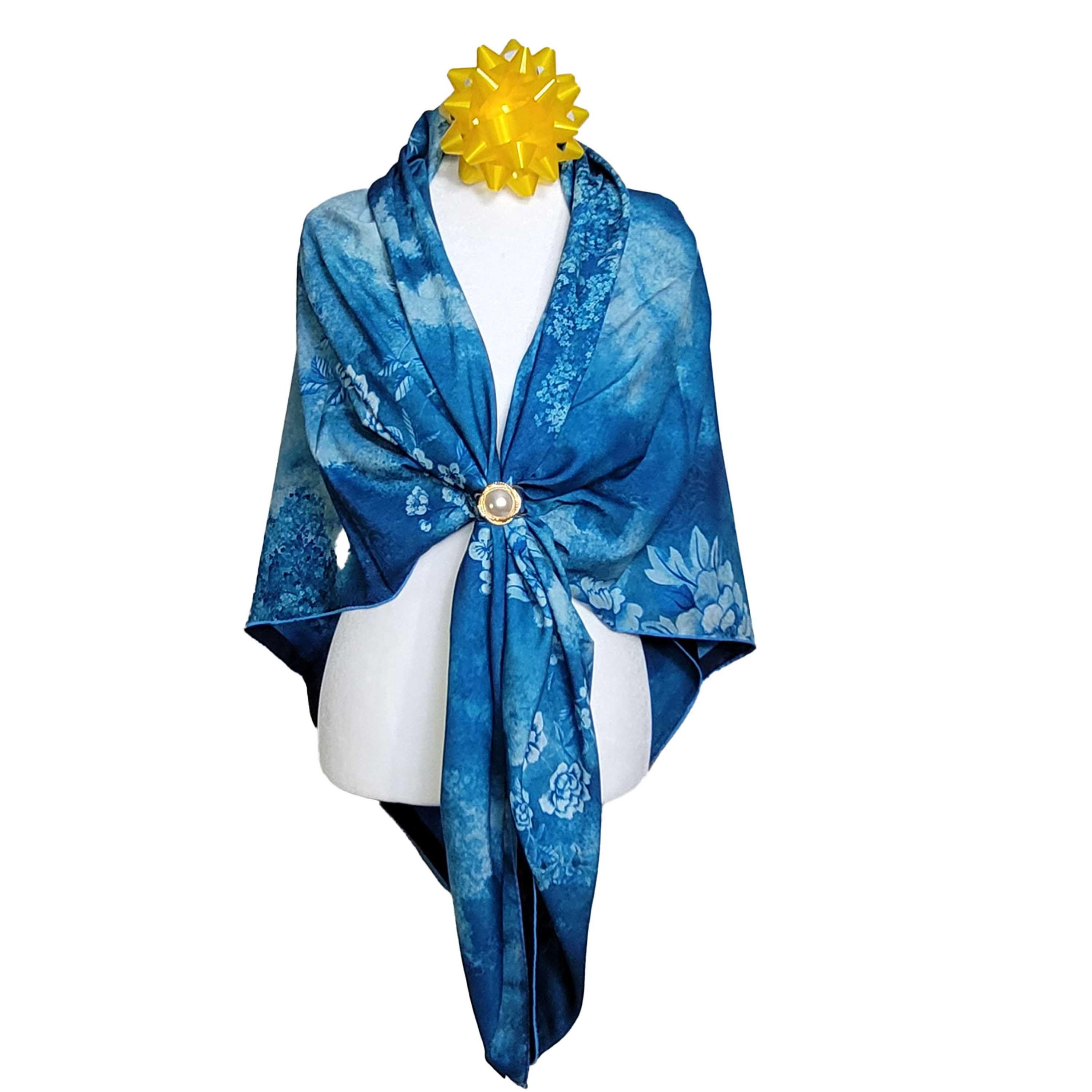Other NWT Double Sided Silk Scarf 52"x52" Large Square Wrap 3203 Size ONE SIZE - 6 Thumbnail