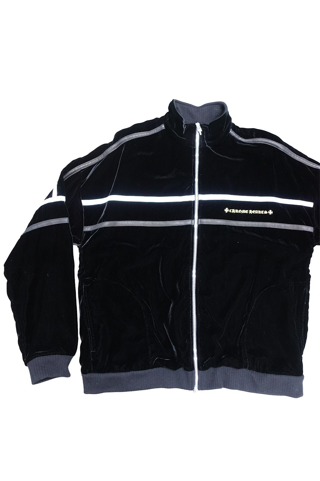 Chrome Hearts CHROME HEARTS SO IT GOES VELVET TRACK TOP BLACK Size US XL / EU 56 / 4 - 1 Thumbnail