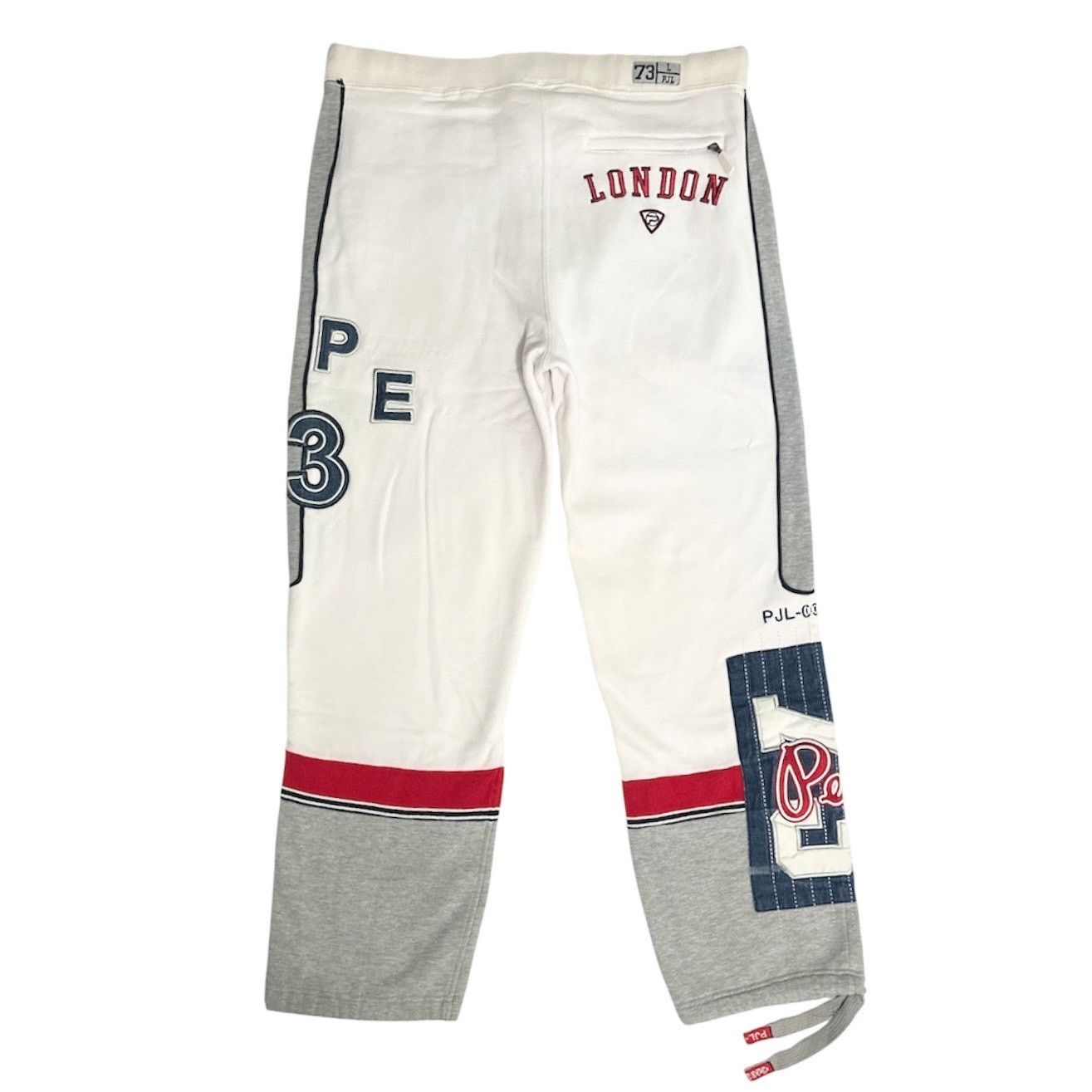 Pepe Jeans Vintage Pepe Jeans Patchwork Sweatpants Size US 38 / EU 54 - 2 Thumbnail