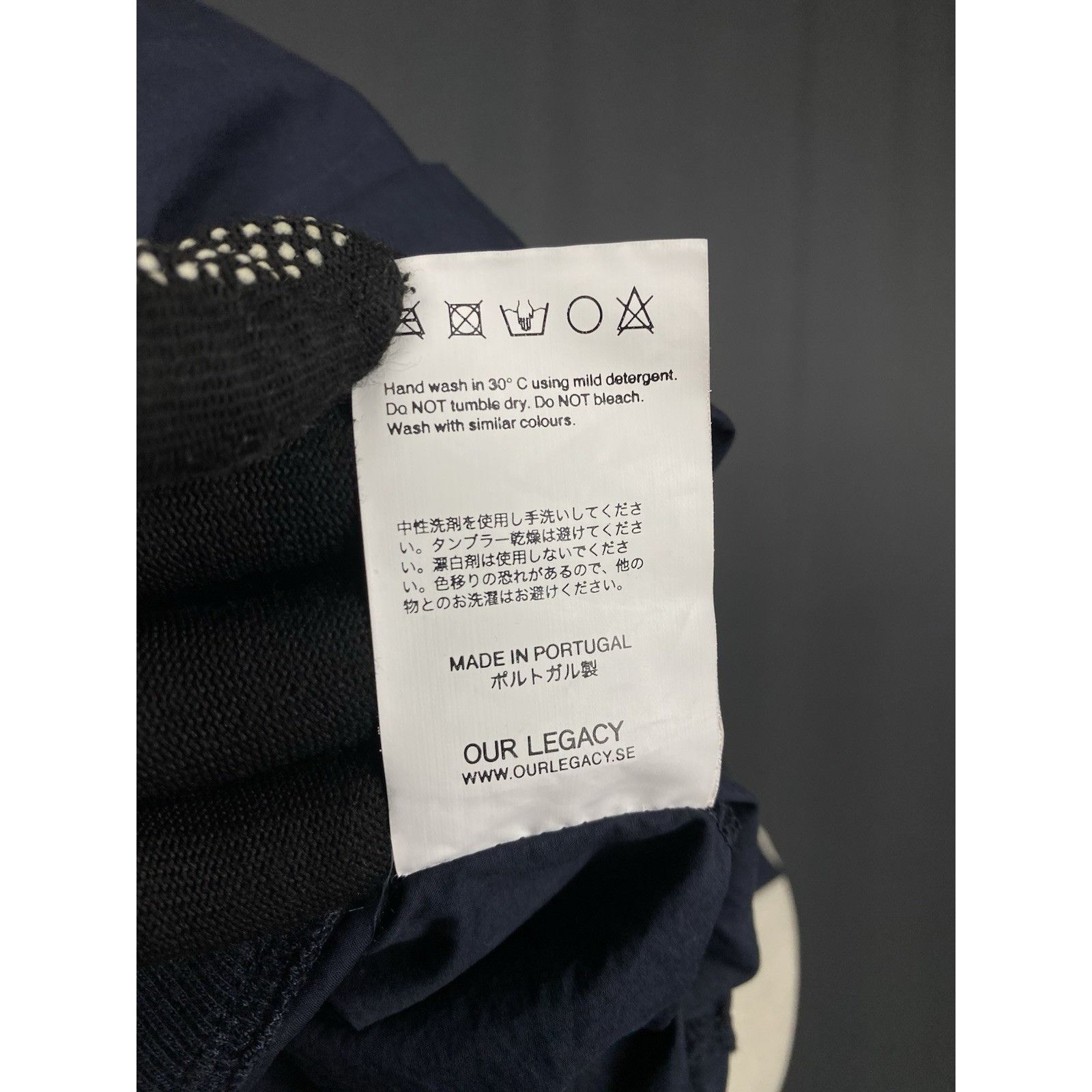 Our Legacy Our Legacy Men's Navy Blue Crewneck Lightweight Cotton Sweat Size US M / EU 48-50 / 2 - 11 Thumbnail