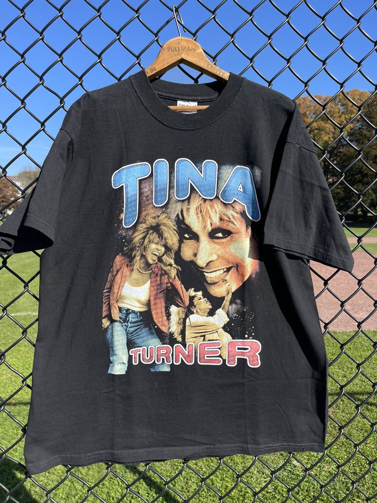 image of Rap Tees 1999 Tina Turner Vintage 90’S Rap Concert Tour Band T-Shirt in Black, Men's (Size XL)