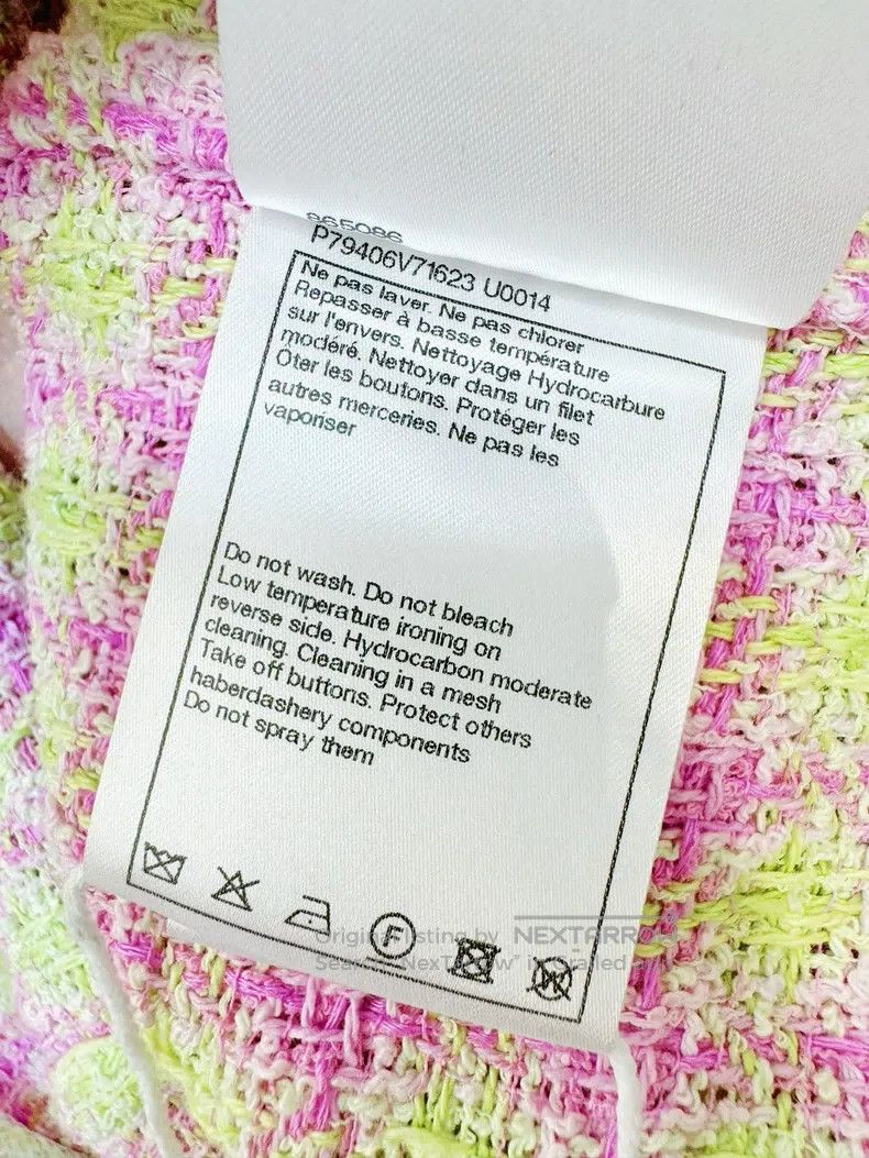 Chanel Chanel 25S series pink purple green plaid tweed doll colla Size XXS / US 00 / IT 34 - 6 Thumbnail