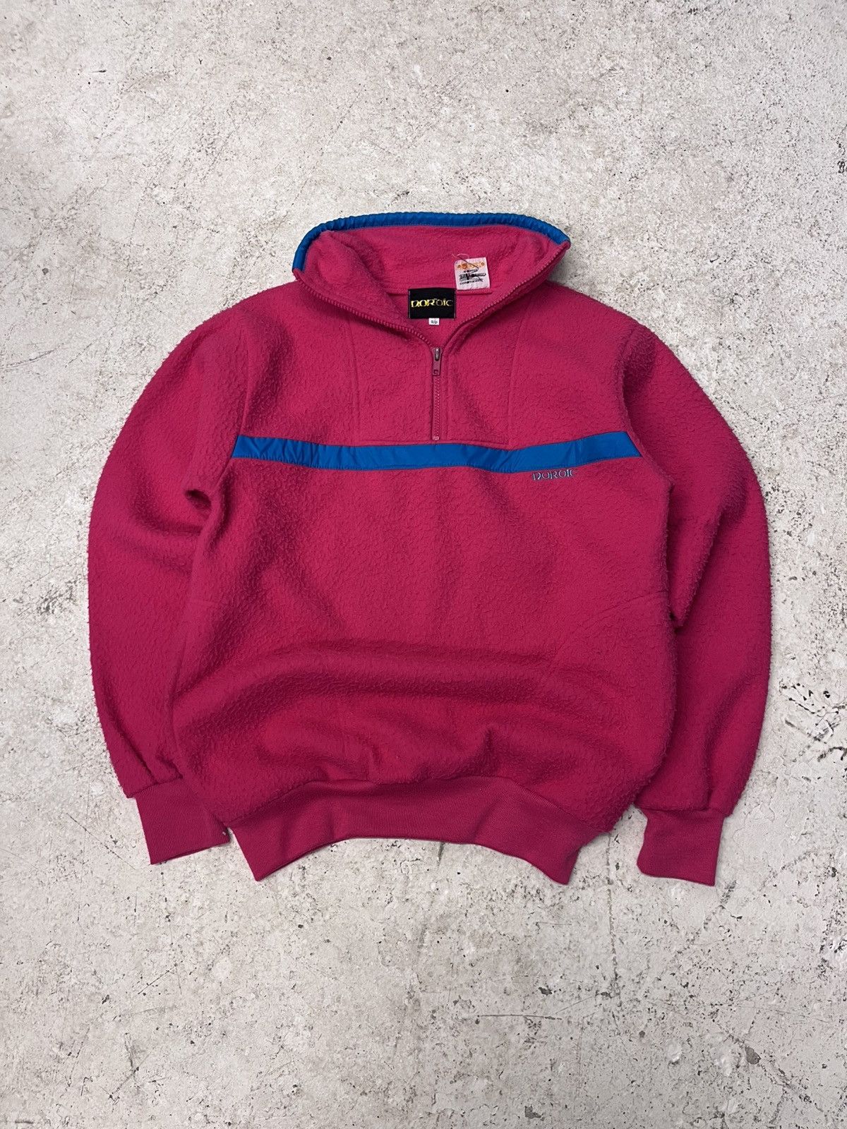 Vintage Vintage pink quarter zip fleece jacket Size US S / EU 44-46 / 1 - 2 Thumbnail