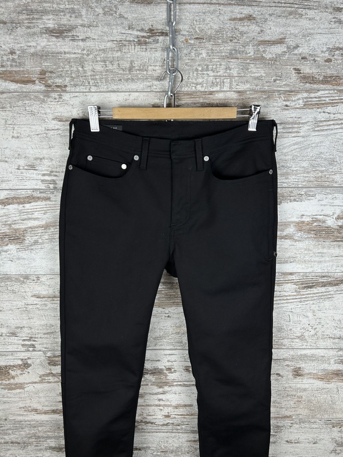 Mens Neil Barrett Black Pants DENIM TROUSERS SUPER SKINNY