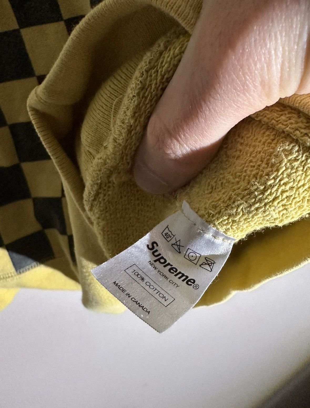 Supreme Supreme SS13 Checkered Hoodie Size US L / EU 52-54 / 3 - 8 Thumbnail