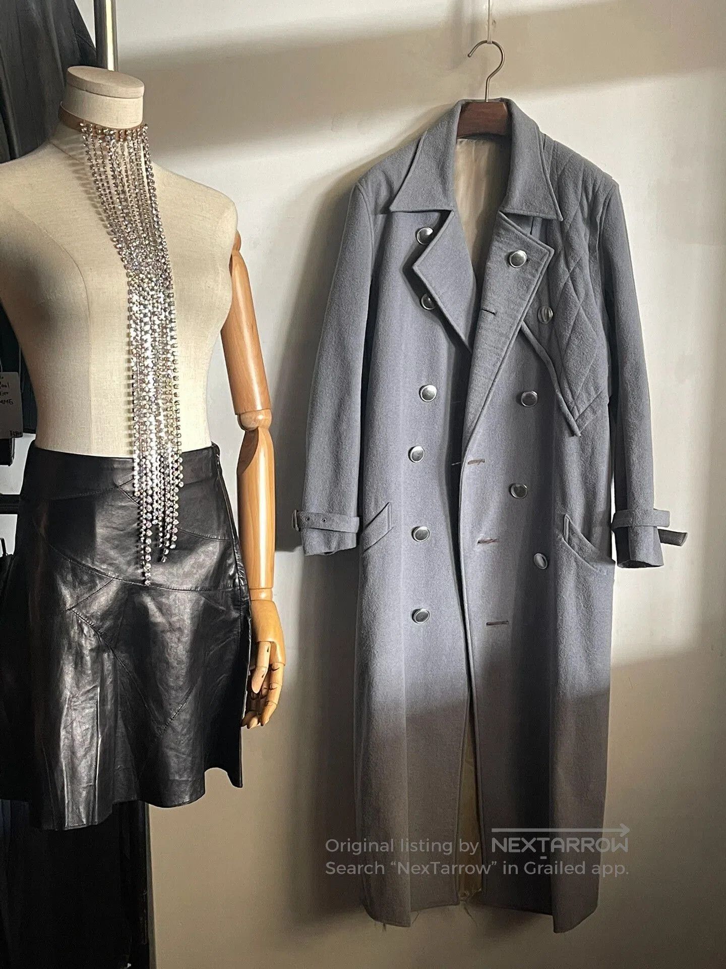 Sulvam Sulvam Sailor Coat in Gray. Size US M / EU 48-50 / 2 - 1 Thumbnail