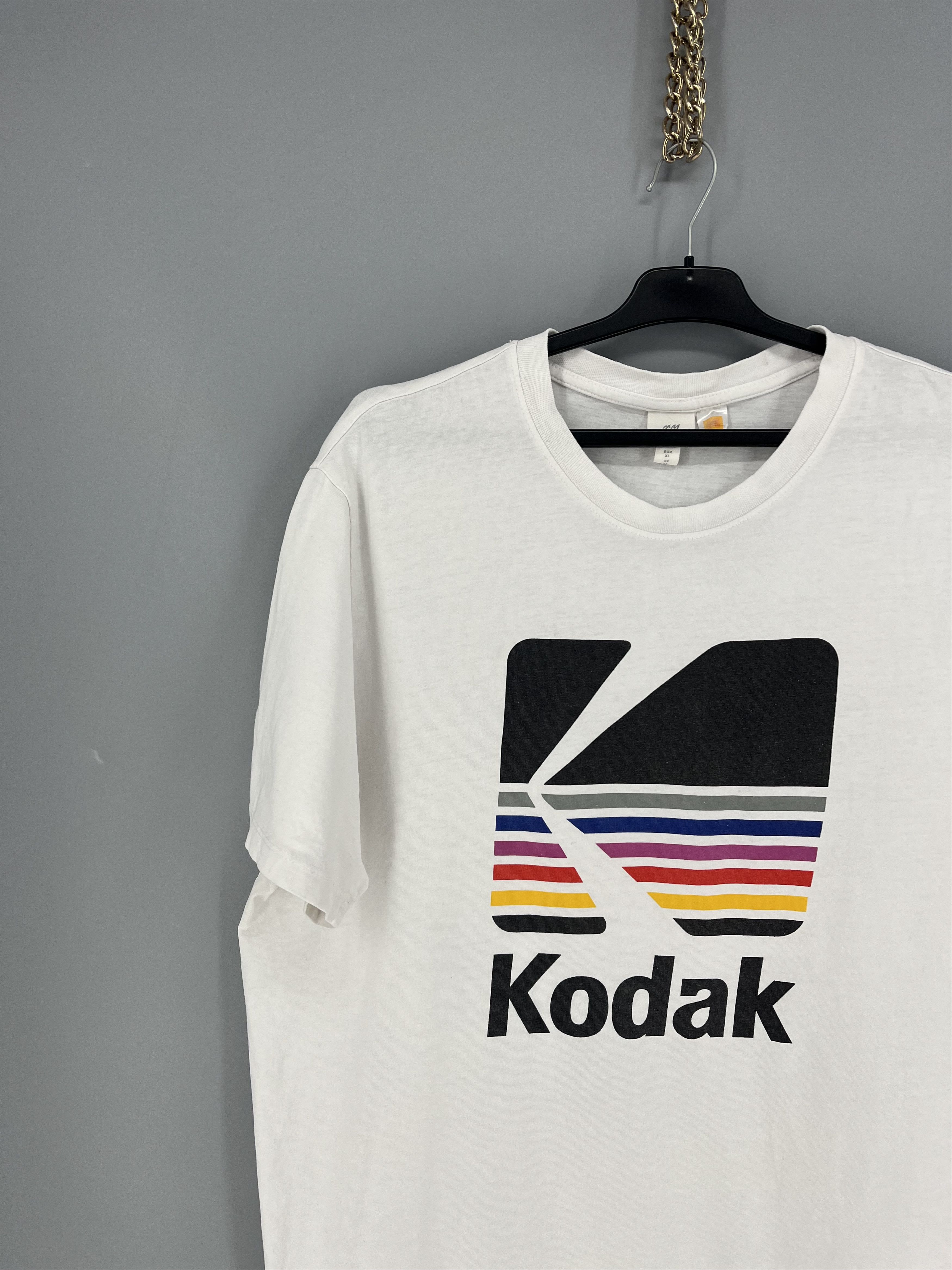 Kodak H&M~Kodak “A Kodak Moment” Men’s White T-Shirt Size XL Size US M / EU 48-50 / 2 - 4 Thumbnail