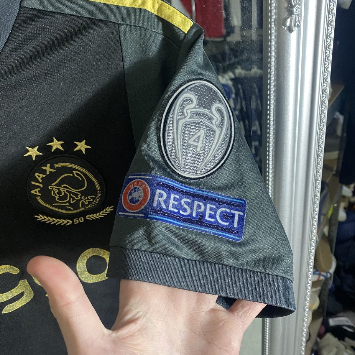 Adidas Ajax jersey Champions League Size US S / EU 44-46 / 1 - 6 Thumbnail