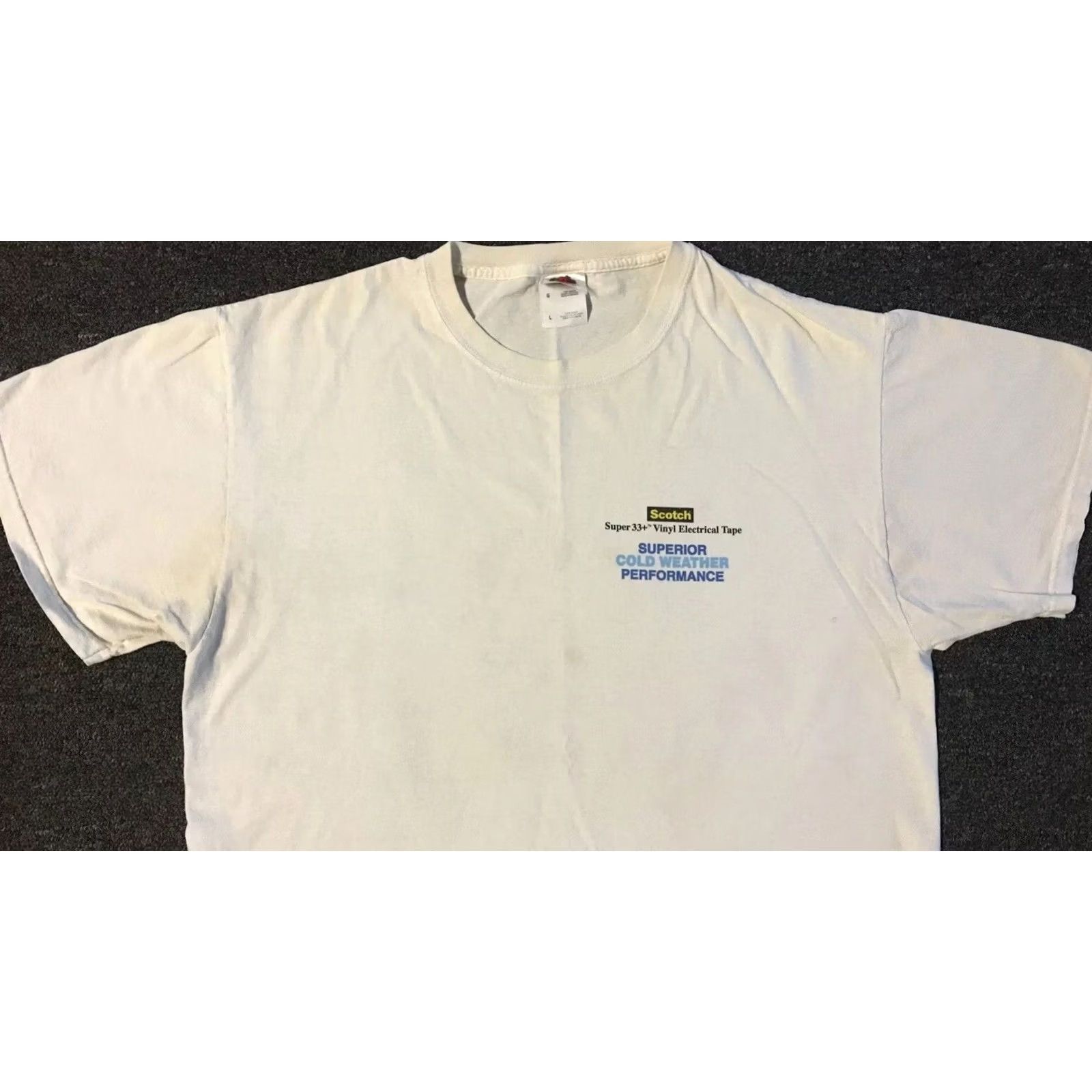 Vintage VINTAGE The Good Stuff Scotch Tape Promo Shirt M White Funny Joke 90s 80s Grunge Y2K Shirt Mens Size US M / EU 48-50 / 2 - 7 Thumbnail