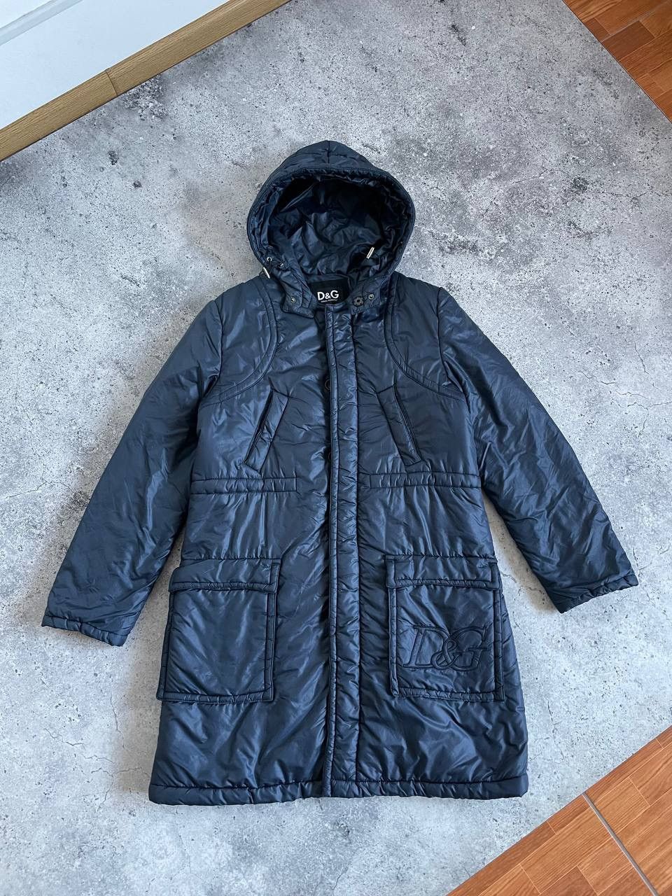 Dolce & Gabbana Vintage Dolce&Gabbana Long Jacket Big Logo Women’s size 42 Size M / US 6-8 / IT 42-44 - 1 Thumbnail