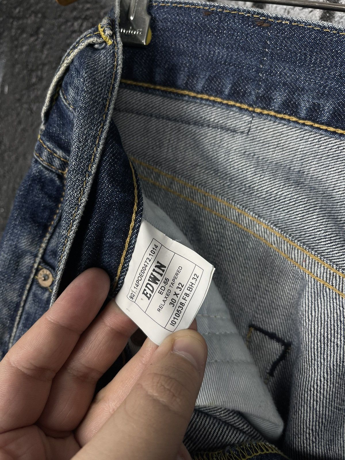 Edwin × Japanese Brand × Vintage Edwin ED-55 Relaxed Tapered Jeans Men’s Size 30/32 Size US 30 / EU 46 - 8 Thumbnail