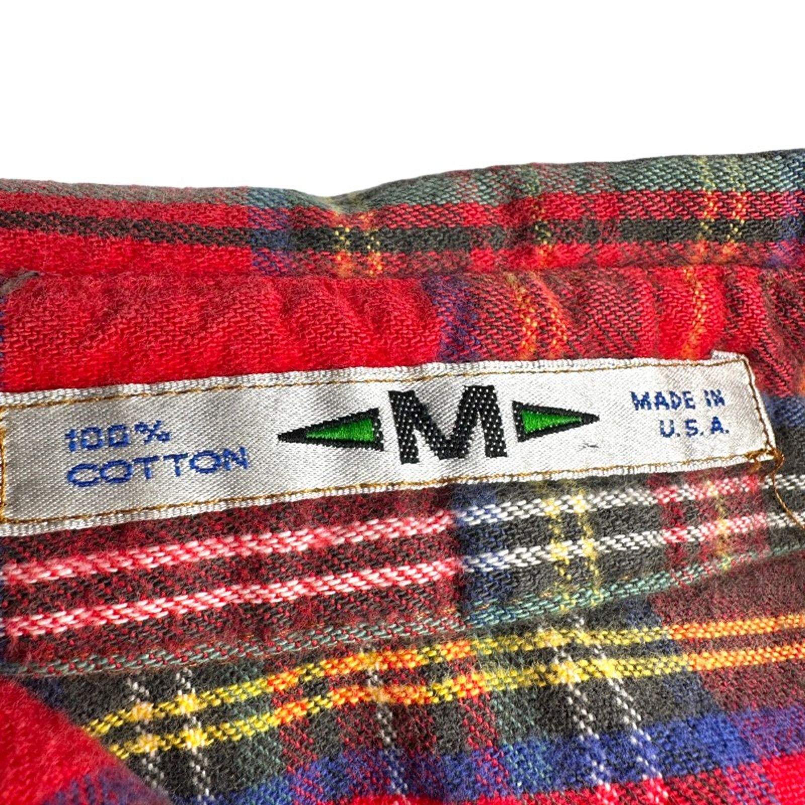 Quiksilver Vintage Quiksilver Flannel Shirt M Button Up Red Plaid USA Size US M / EU 48-50 / 2 - 8 Thumbnail