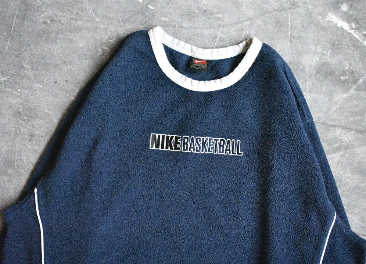 Nike Vintage Y2K Nike Basketball Fleece Sweatshirt (L) Size US L / EU 52-54 / 3 - 3 Thumbnail